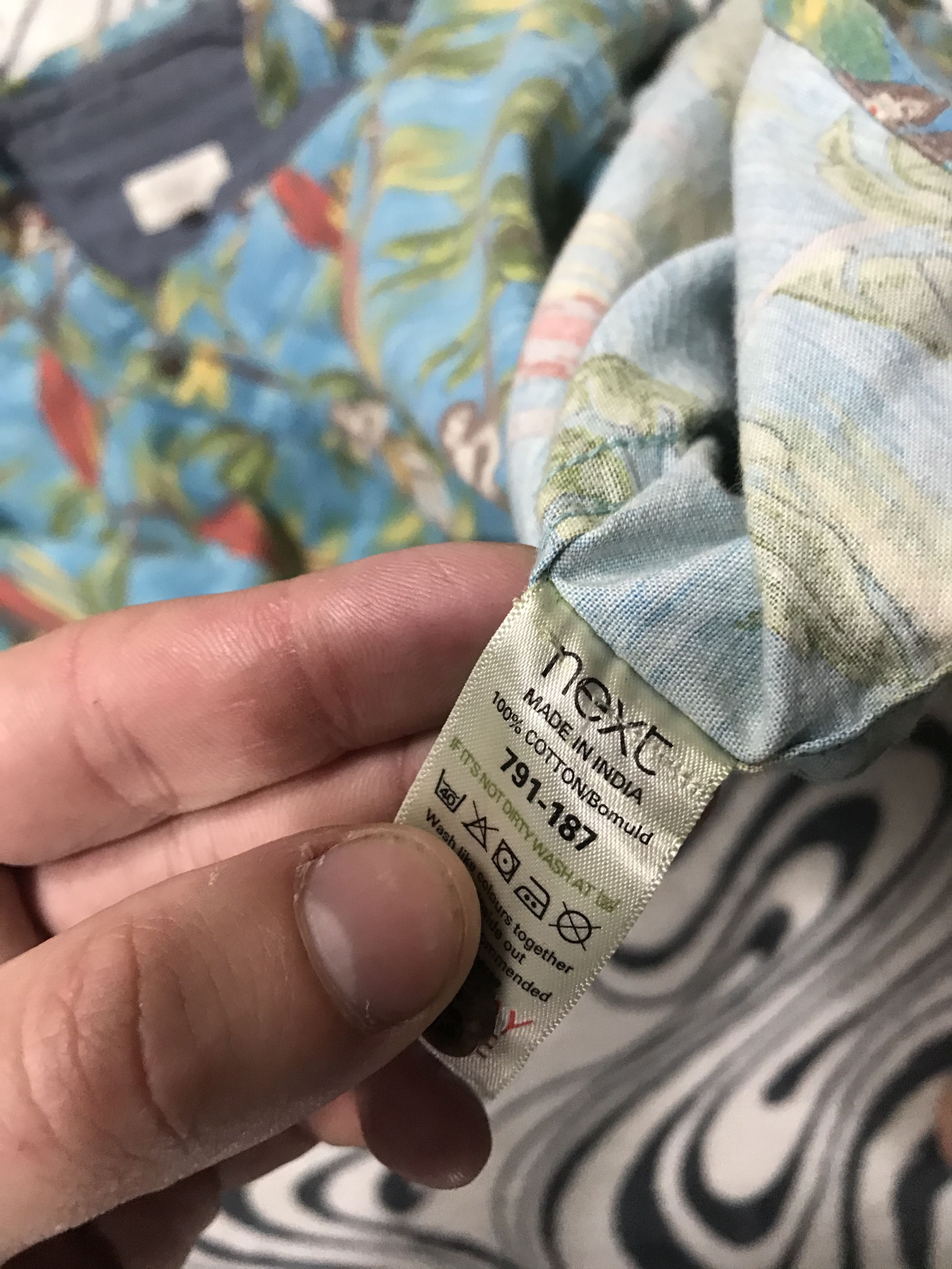 Vintage Vintage Hawaiian Shirt Full Printed Size US XL / EU 56 / 4 - 4 Thumbnail