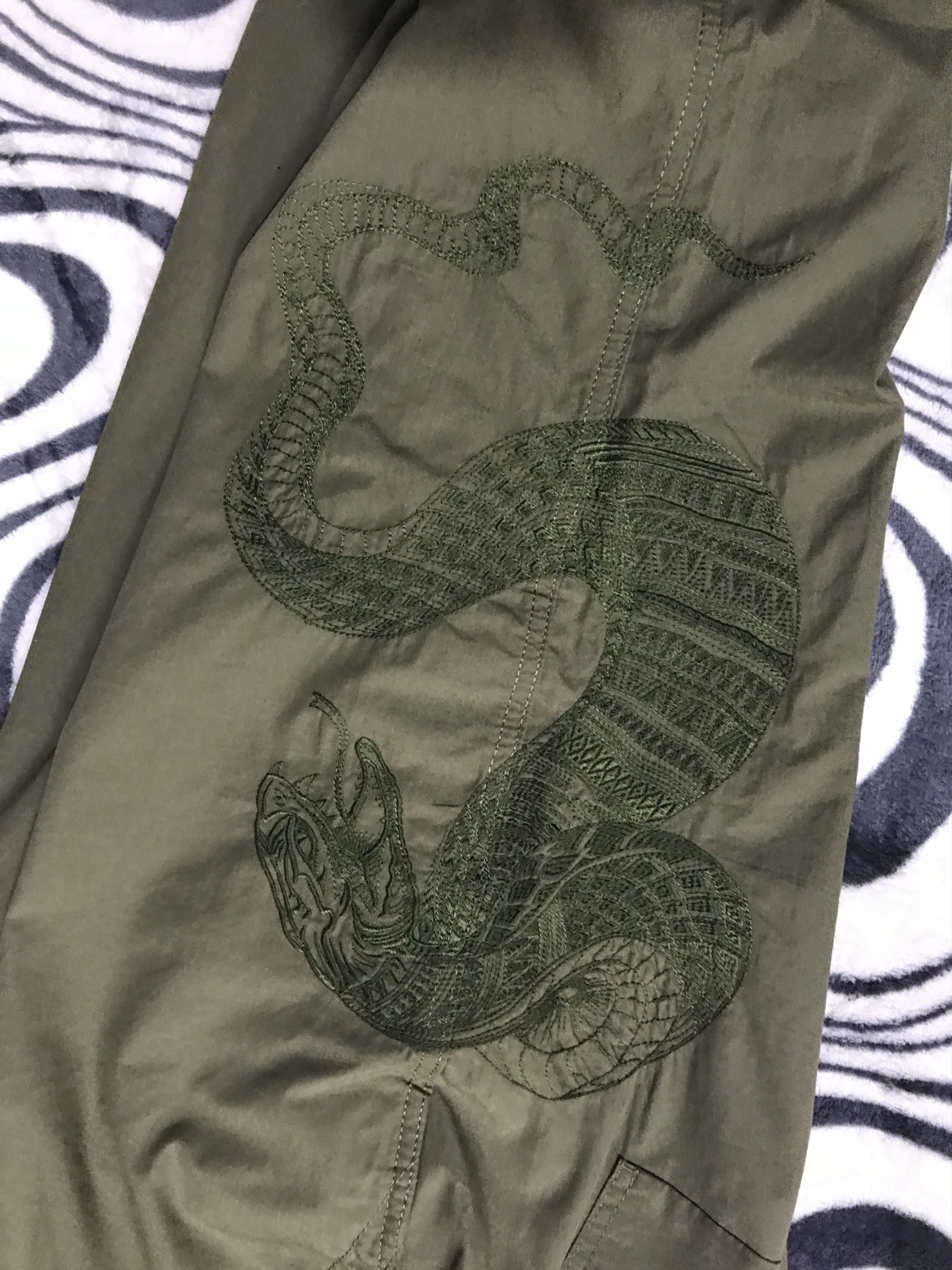 If Six Was Nine NEXT Snake Print Casual Chino Pant Size US 34 / EU 50 - 3 Thumbnail