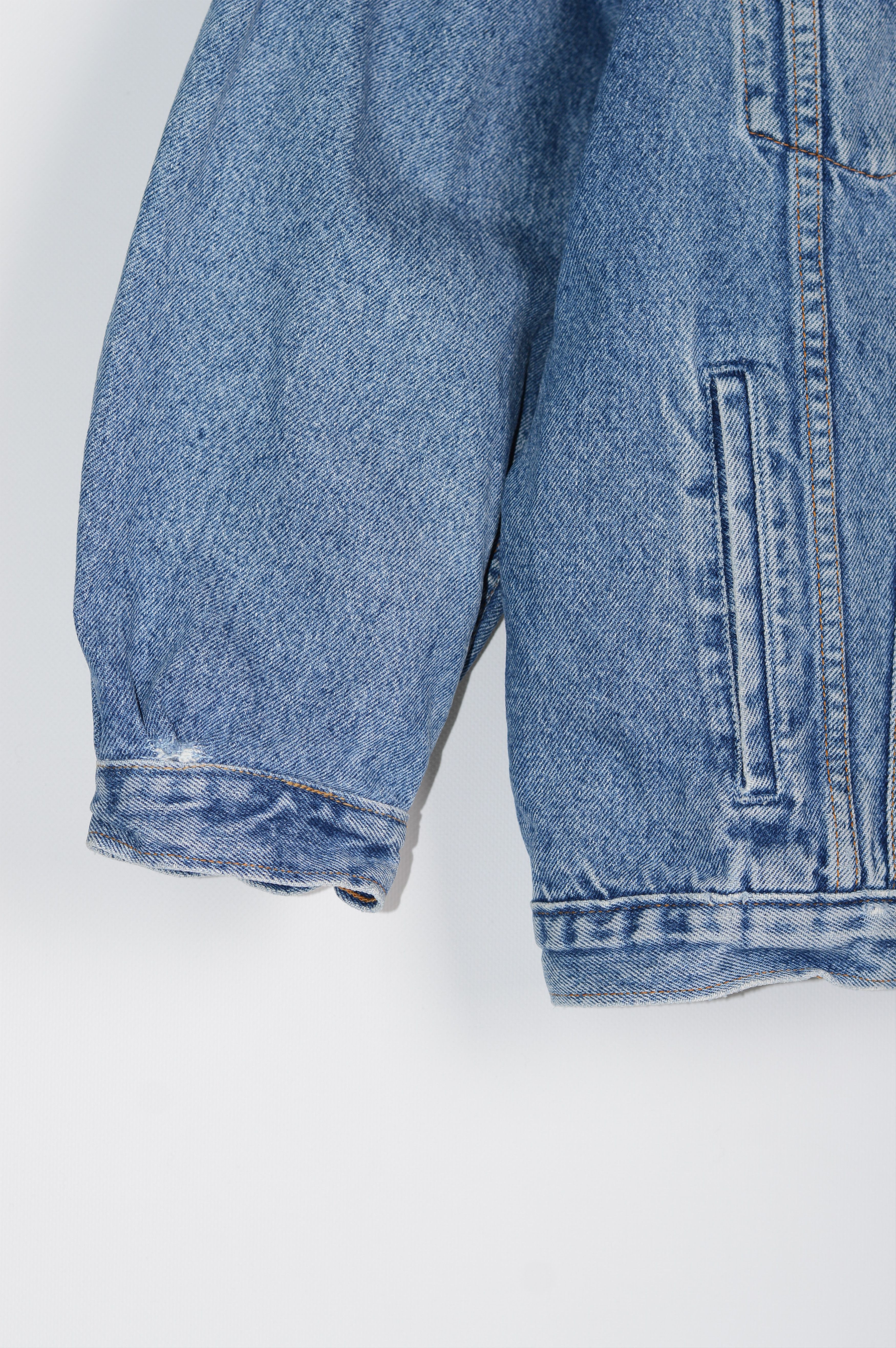 Levi's × Vintage 80s Vintage Levis Jeans Jacket Light Blue Size US L / EU 52-54 / 3 - 5 Thumbnail