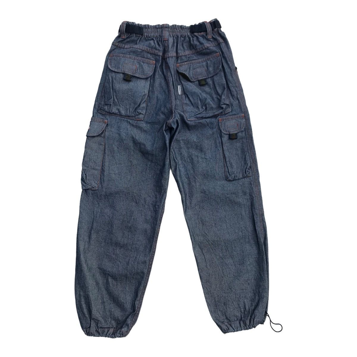 Japanese Brand Japanese Brand Soljah Streetwear Denim Cargo Baggy Pants Size US 32 / EU 48 - 7 Thumbnail