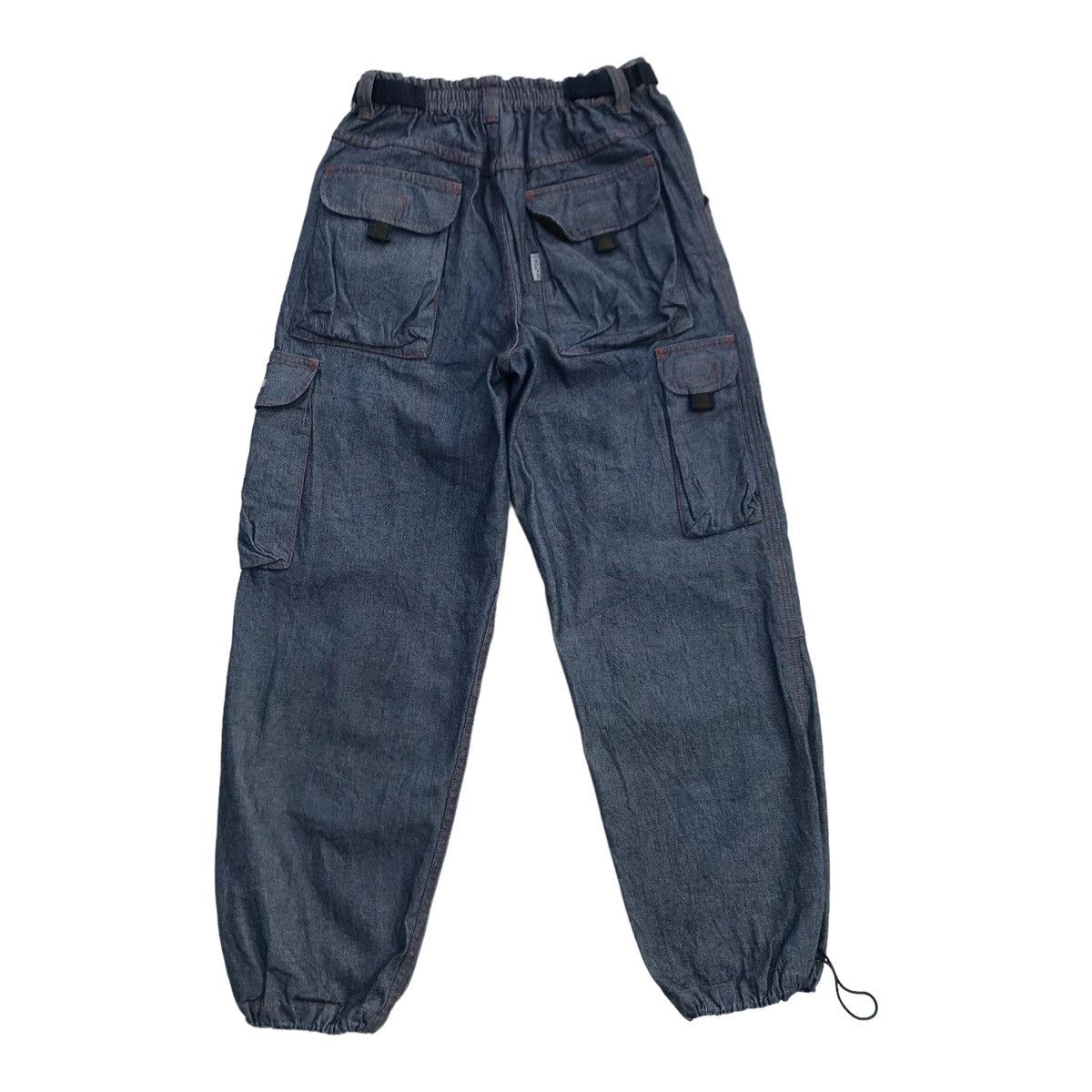 Japanese Brand Japanese Brand Soljah Streetwear Denim Cargo Baggy Pants Size US 32 / EU 48 - 6 Thumbnail