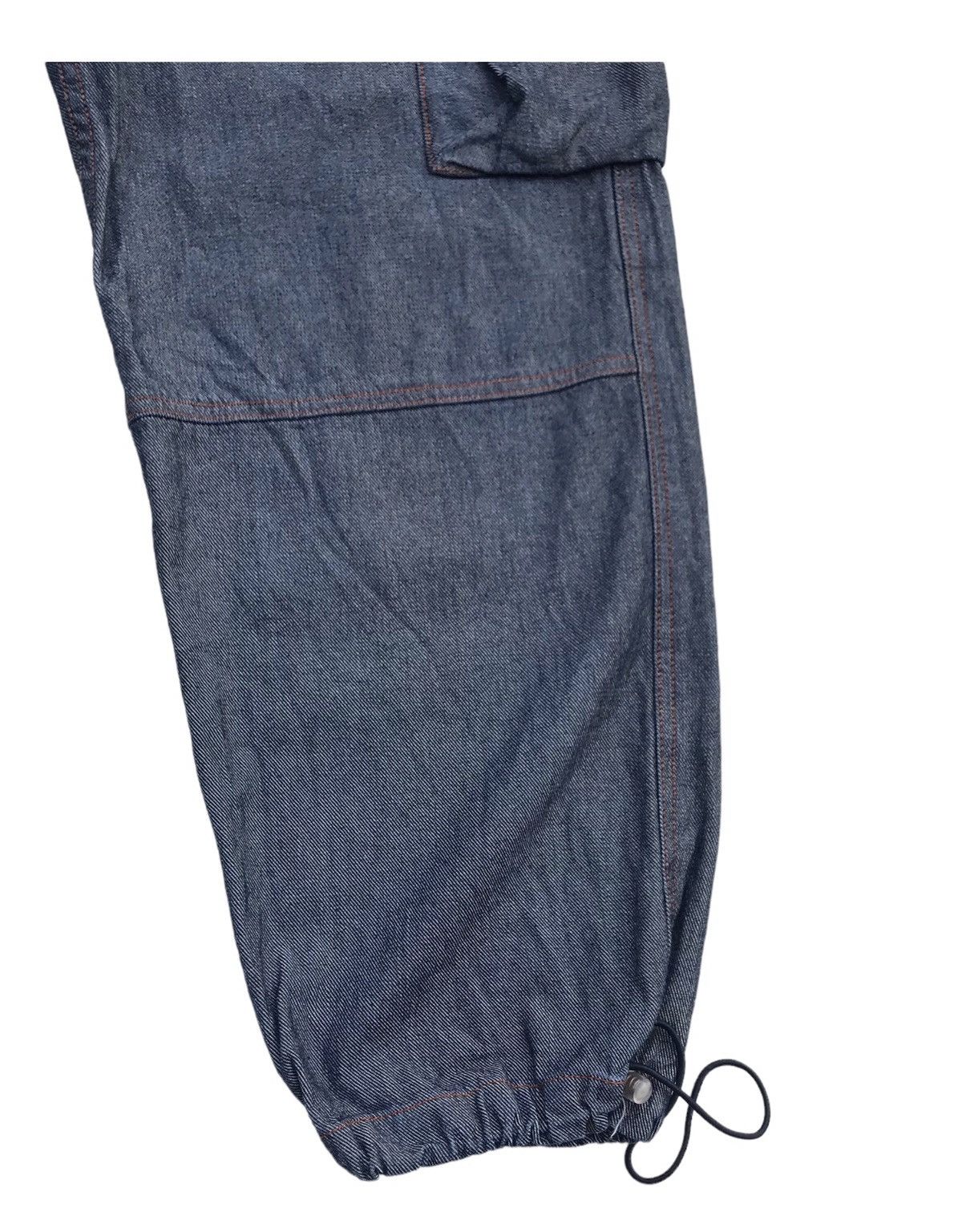 Japanese Brand Japanese Brand Soljah Streetwear Denim Cargo Baggy Pants Size US 32 / EU 48 - 5 Thumbnail