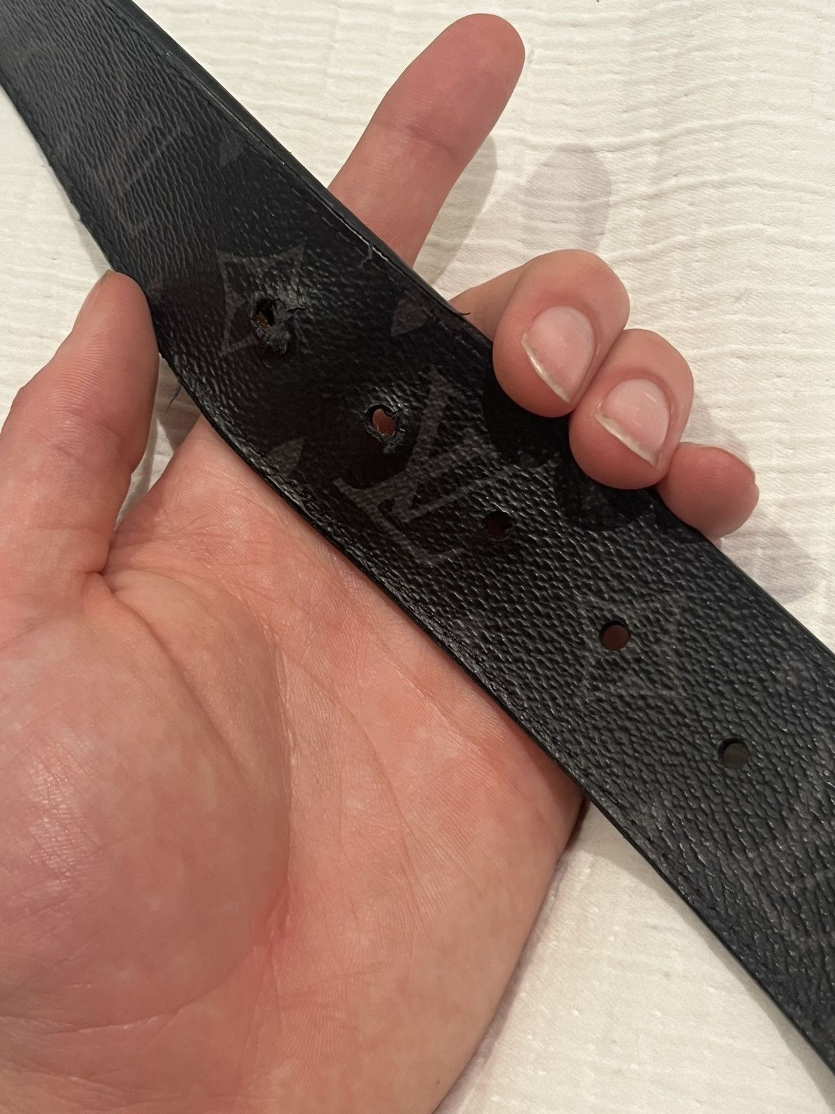 Louis Vuitton LV Reversible Monogram Belt Size 30 - 4 Thumbnail