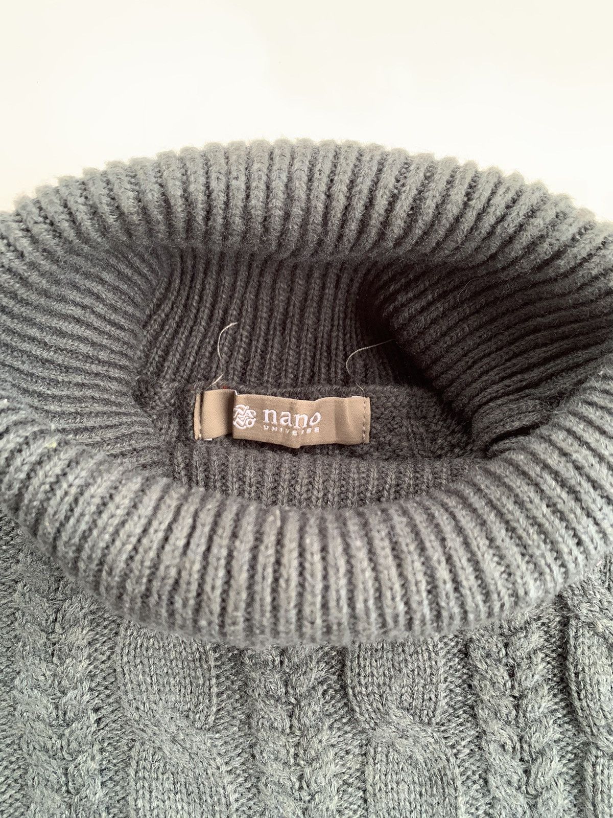 Japanese Turtleneck NANO Universe Knitwear