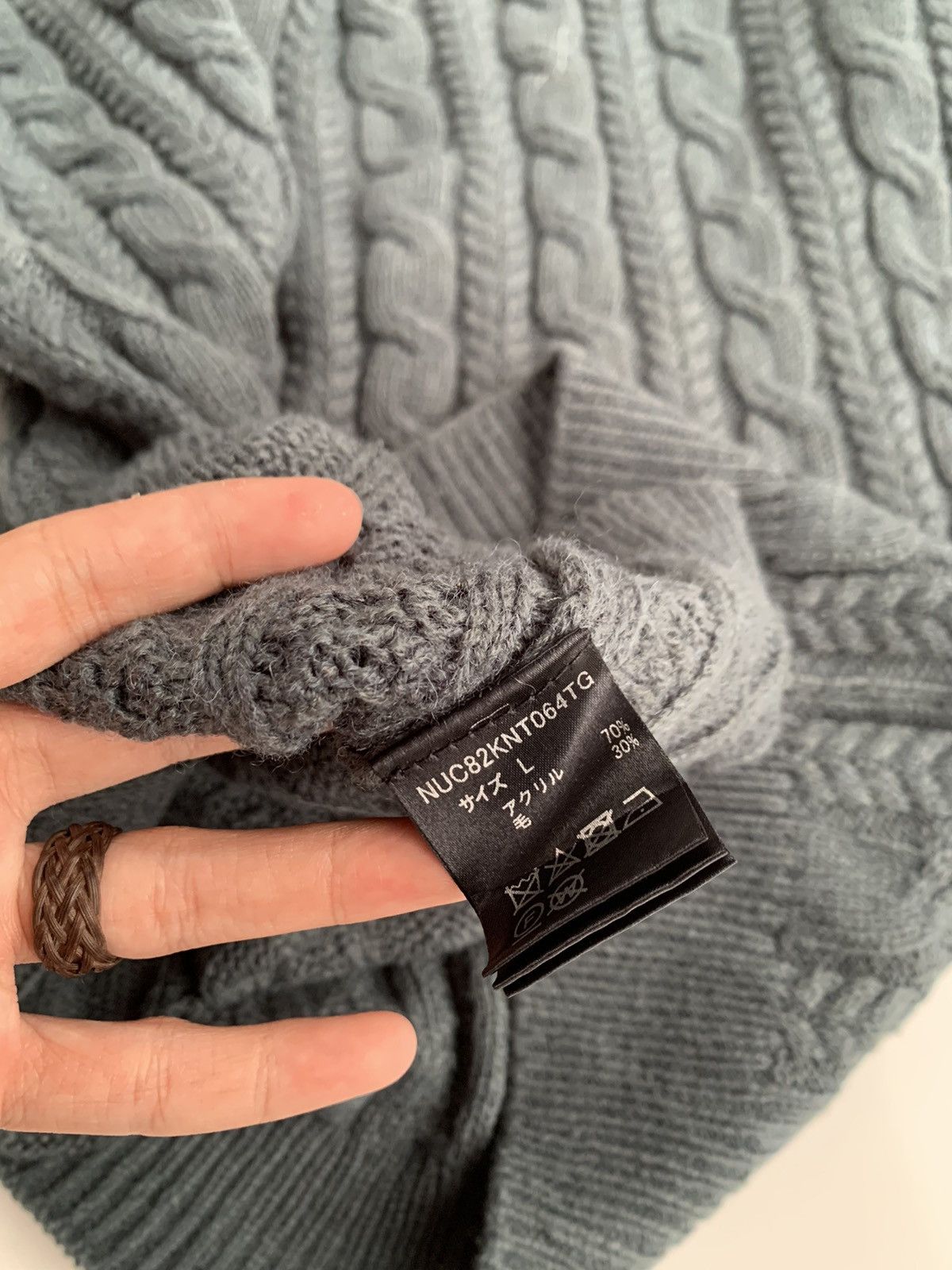 Japanese Turtleneck NANO Universe Knitwear