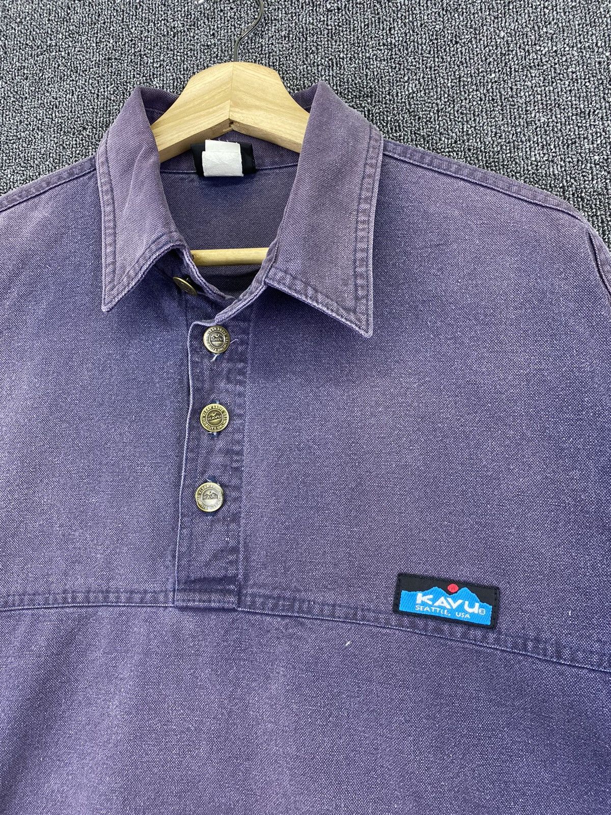 KAVU Vintage Kavu Seattle USA Denim Carhartt Style Cotton Jacket Size US L / EU 52-54 / 3 - 4 Thumbnail