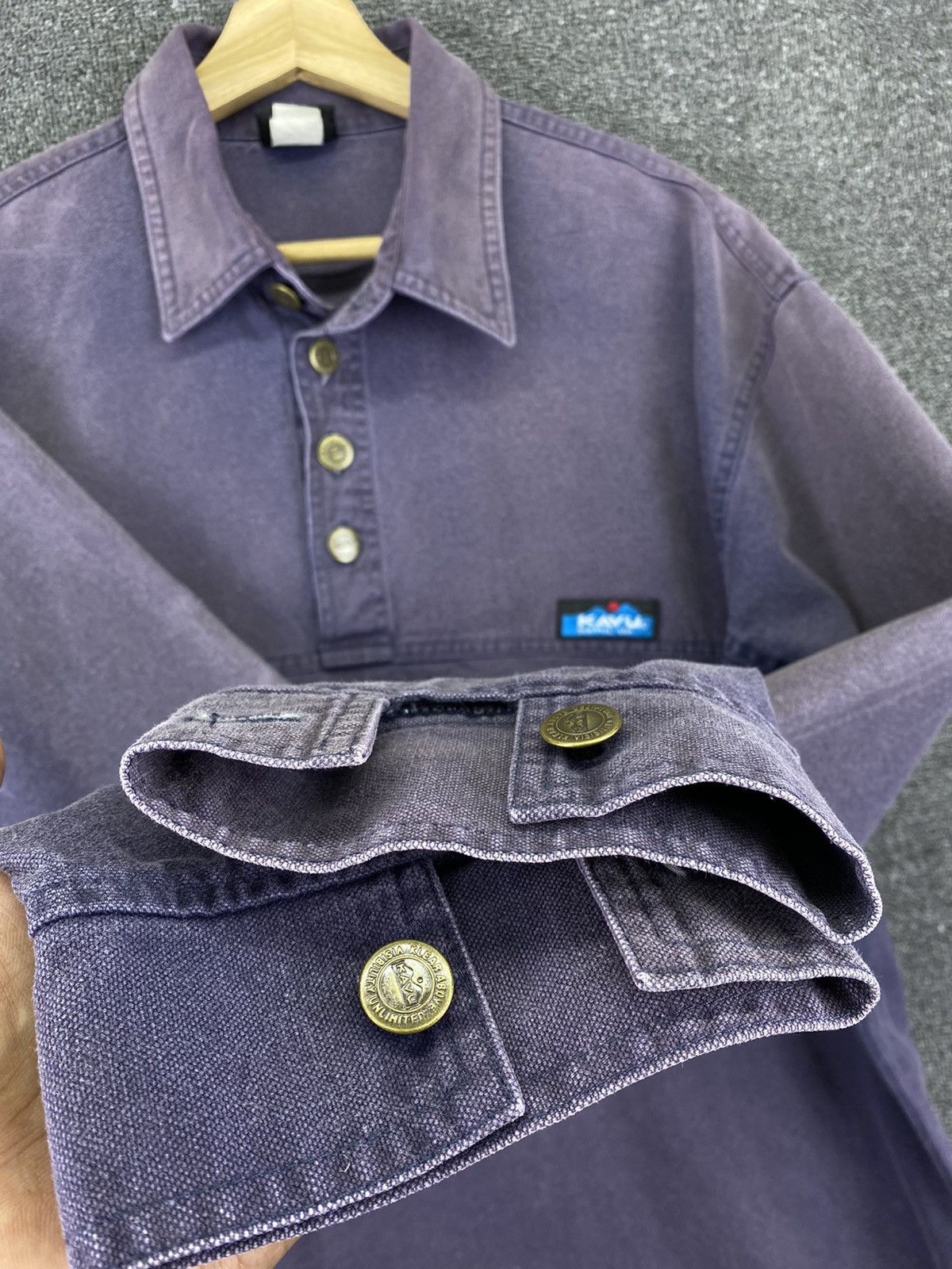 KAVU Vintage Kavu Seattle USA Denim Carhartt Style Cotton Jacket Size US L / EU 52-54 / 3 - 9 Thumbnail