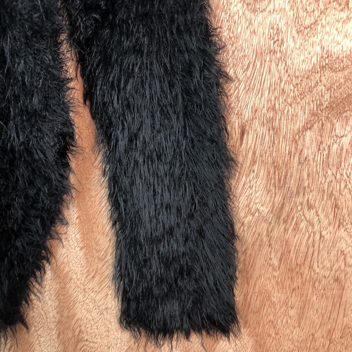Homespun Knitwear H & M Black Mohair Shag Shaggy Knitwear #c329 Size L / US 10 / IT 46 - 4 Thumbnail