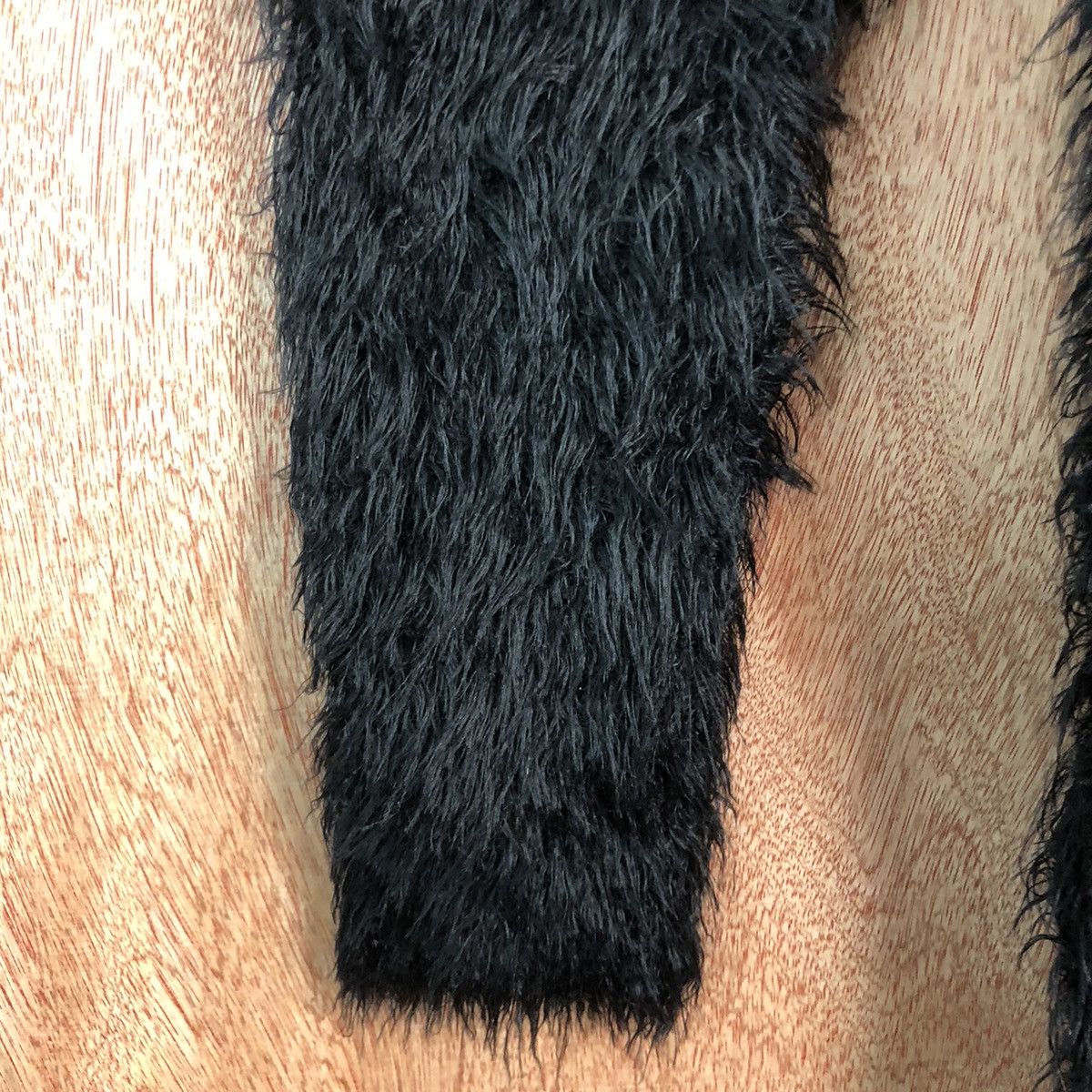 Homespun Knitwear H & M Black Mohair Shag Shaggy Knitwear #c329 Size L / US 10 / IT 46 - 6 Thumbnail
