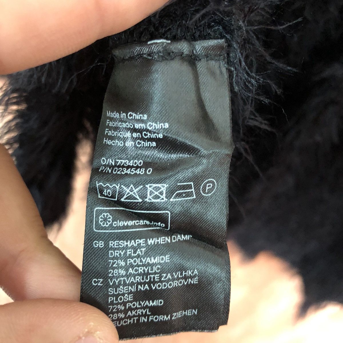 Homespun Knitwear H & M Black Mohair Shag Shaggy Knitwear #c329 Size L / US 10 / IT 46 - 11 Thumbnail