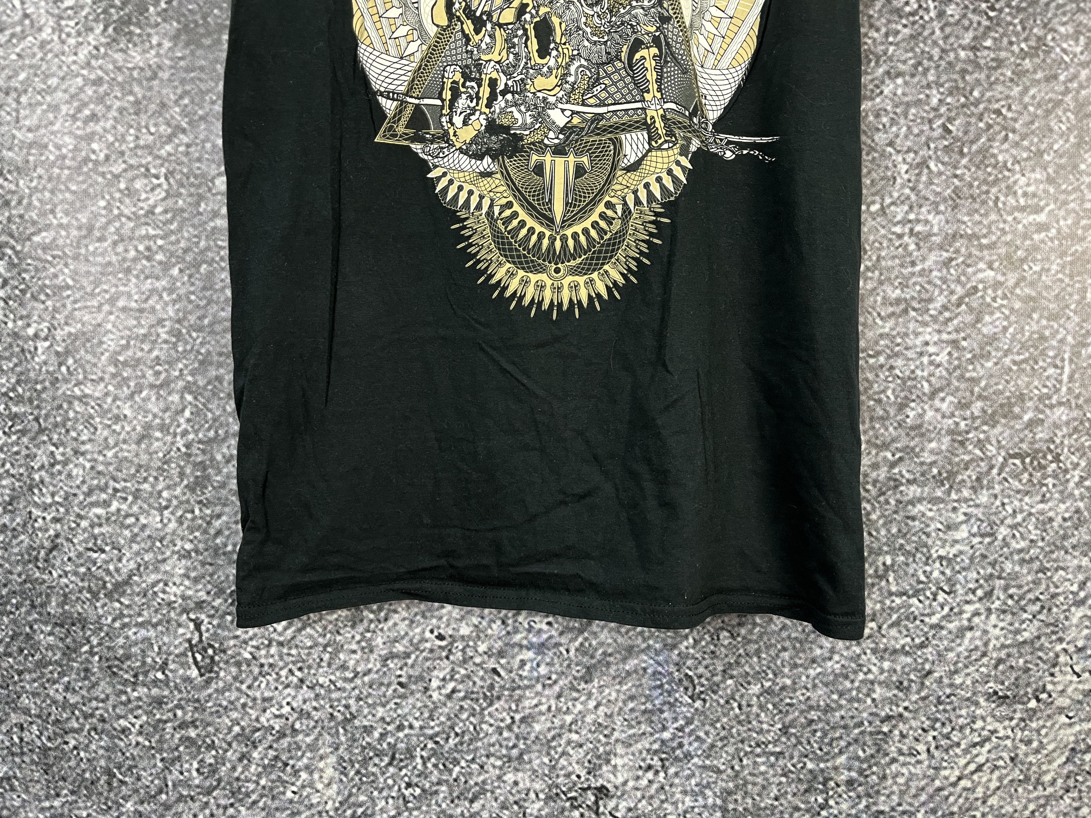 Band Tees Trivium Band Graphic T-Shirt Black Heavy Metal Print Size M Size US M / EU 48-50 / 2 - 3 Thumbnail