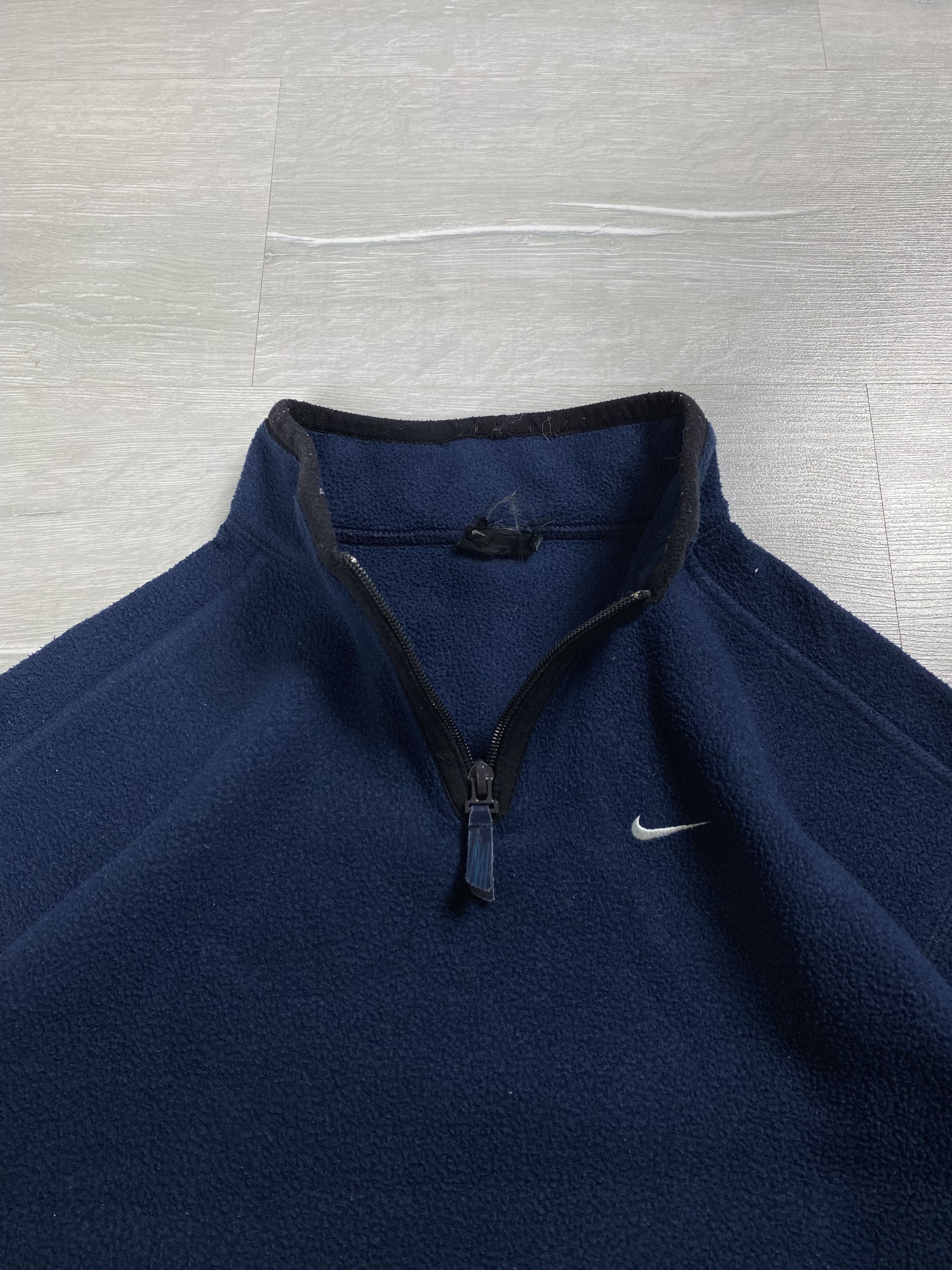 Nike × Vintage 2000s Nike Small Check Fleece/Quarter Zip Size S / US 4 / IT 40 - 13 Thumbnail