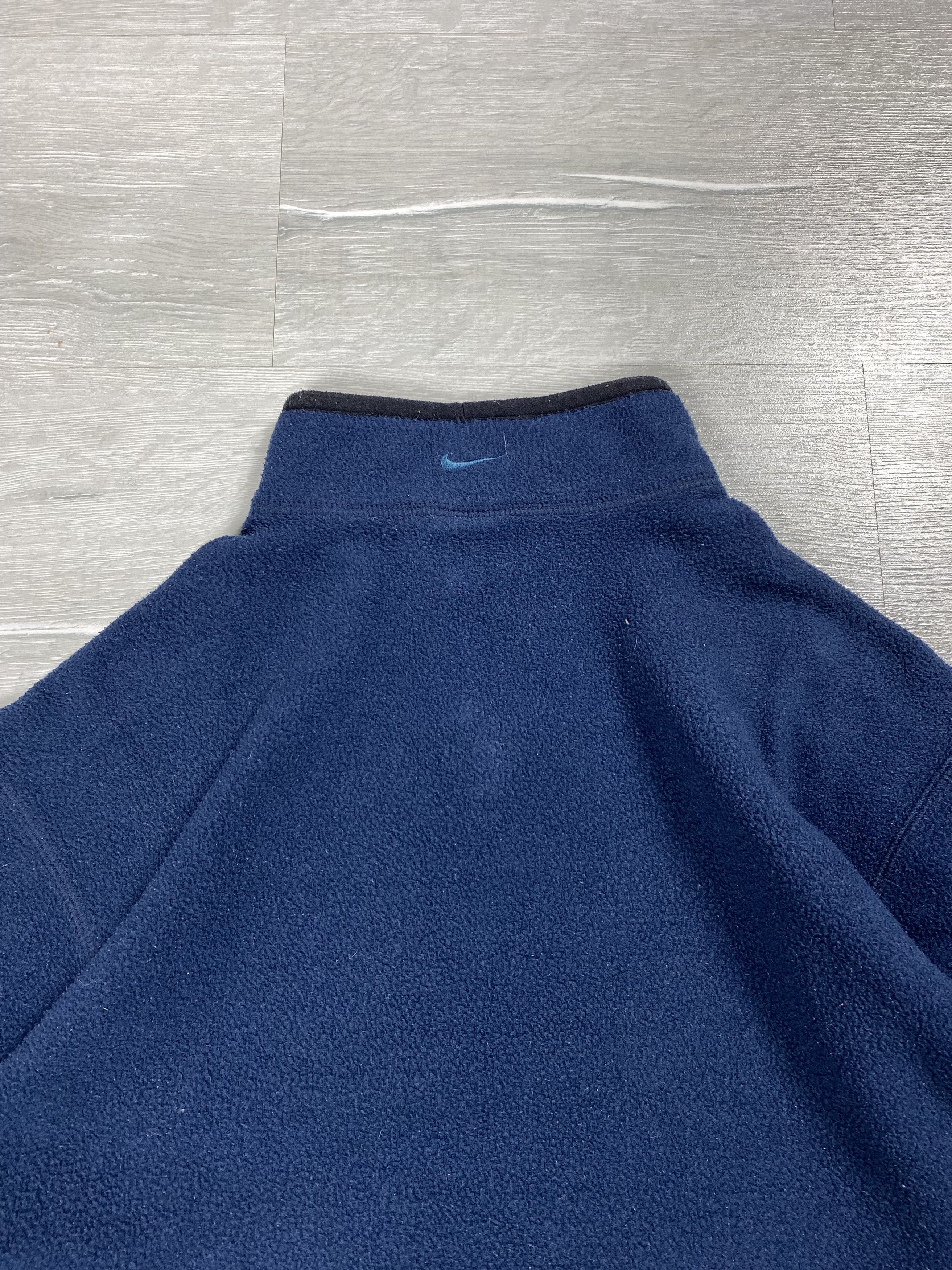 Nike × Vintage 2000s Nike Small Check Fleece/Quarter Zip Size S / US 4 / IT 40 - 7 Thumbnail
