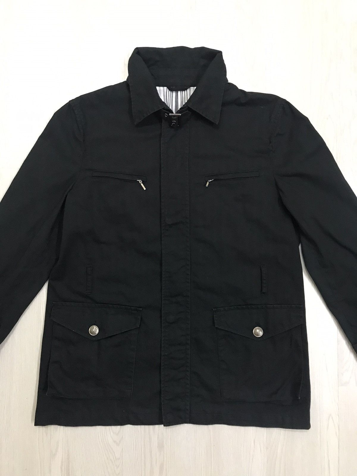 Kansai Yamamoto × Vintage Vintage Kansai Yamamoto Chore Jacket Kansai Jacket Size US L / EU 52-54 / 3 - 2 Thumbnail