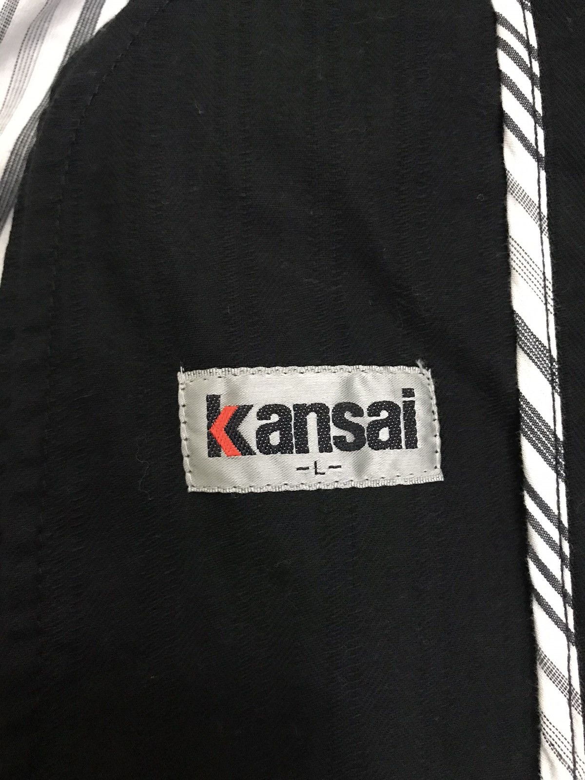 Kansai Yamamoto × Vintage Vintage Kansai Yamamoto Chore Jacket Kansai Jacket Size US L / EU 52-54 / 3 - 17 Thumbnail