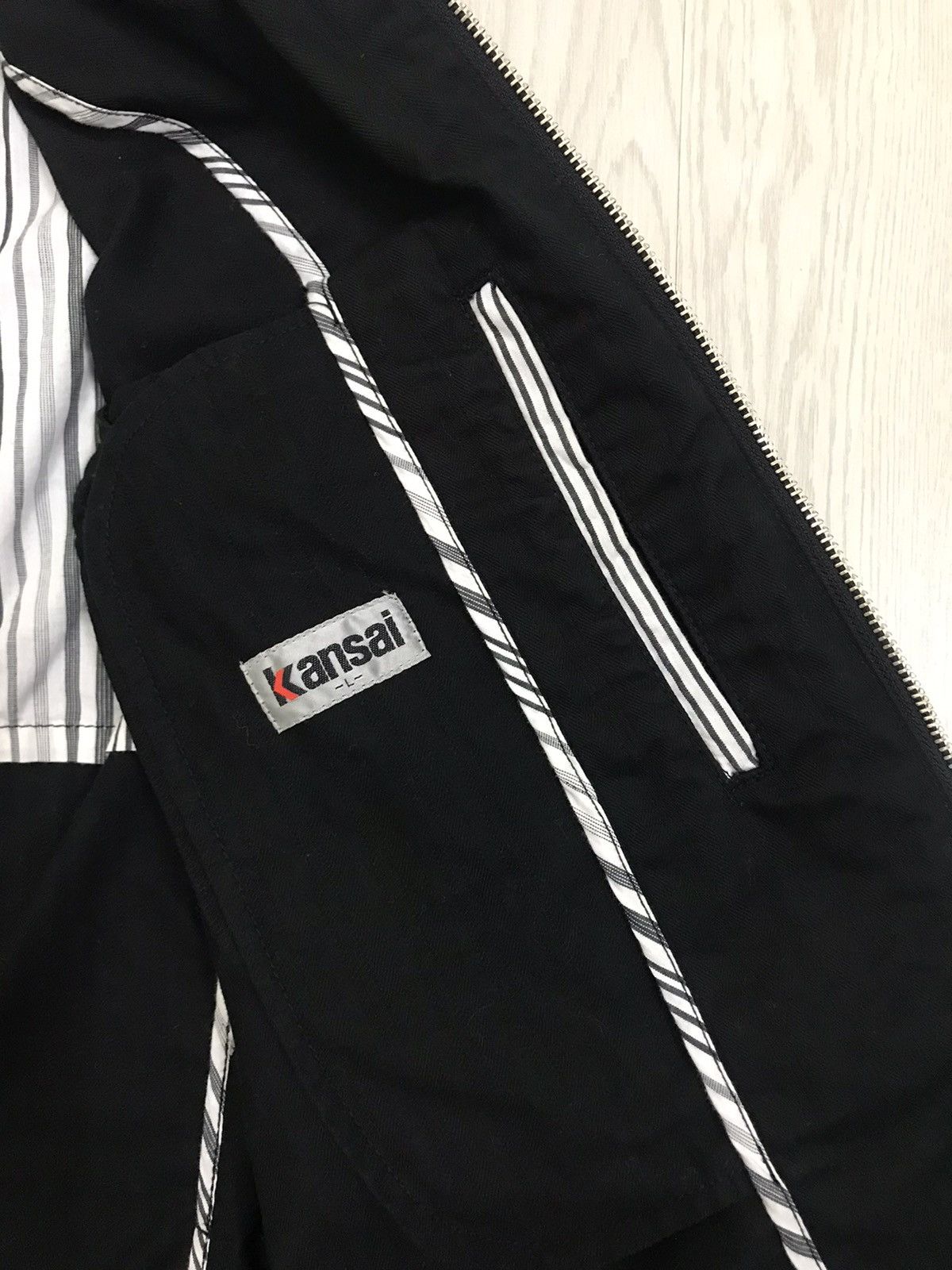 Kansai Yamamoto × Vintage Vintage Kansai Yamamoto Chore Jacket Kansai Jacket Size US L / EU 52-54 / 3 - 16 Thumbnail