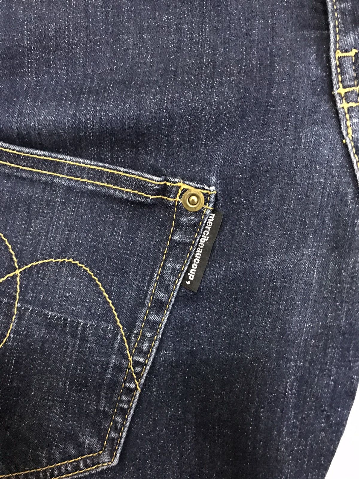 Issey Miyake × Japanese Brand × mercibeaucoup Mercibeaucoup Issey Miyake Jeans Drop Crotch Size US 29 - 8 Thumbnail