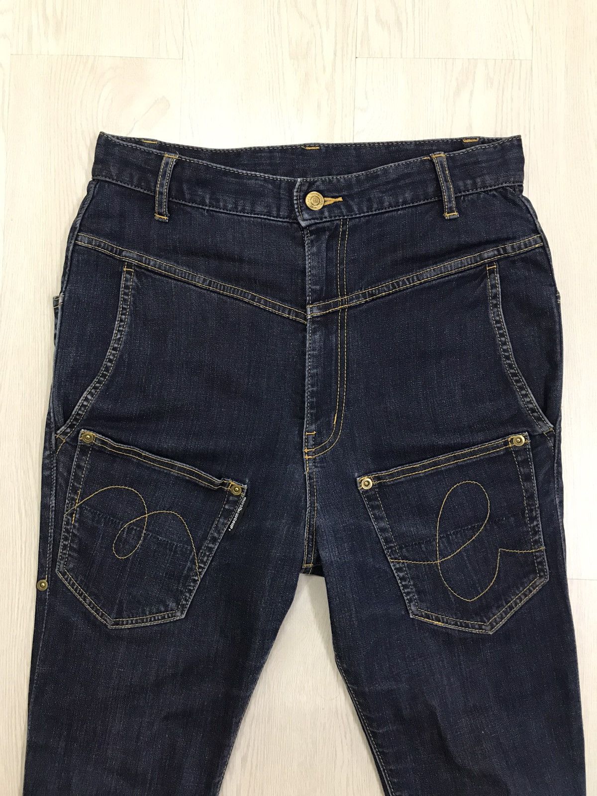 Issey Miyake × Japanese Brand × mercibeaucoup Mercibeaucoup Issey Miyake Jeans Drop Crotch Size US 29 - 4 Thumbnail