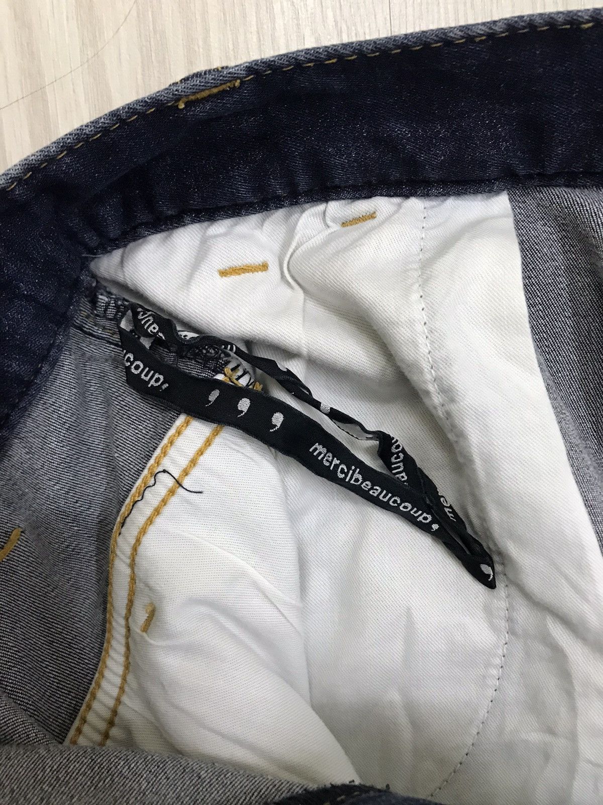 Issey Miyake × Japanese Brand × mercibeaucoup Mercibeaucoup Issey Miyake Jeans Drop Crotch Size US 29 - 11 Thumbnail
