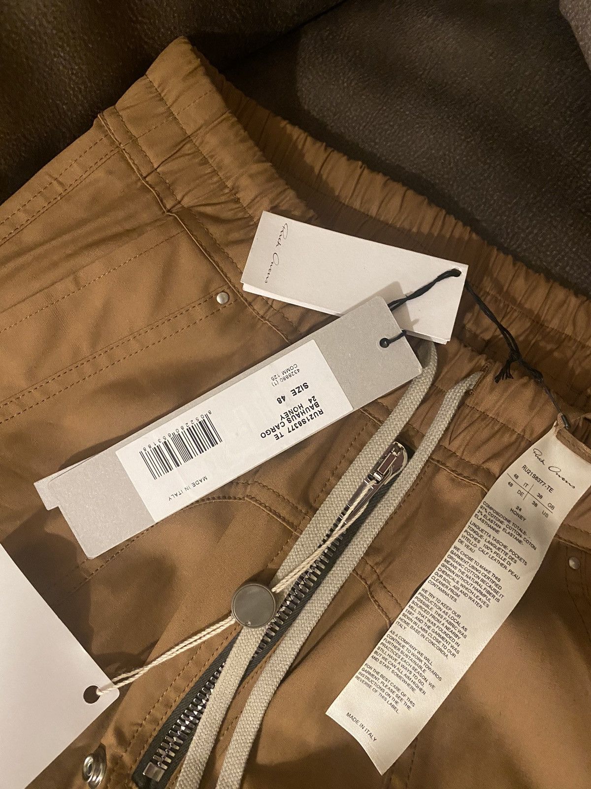 Rick Owens Rick Owens Bauhaus Cargo Honey/Brown Size 48 Size US 31 - 5 Thumbnail