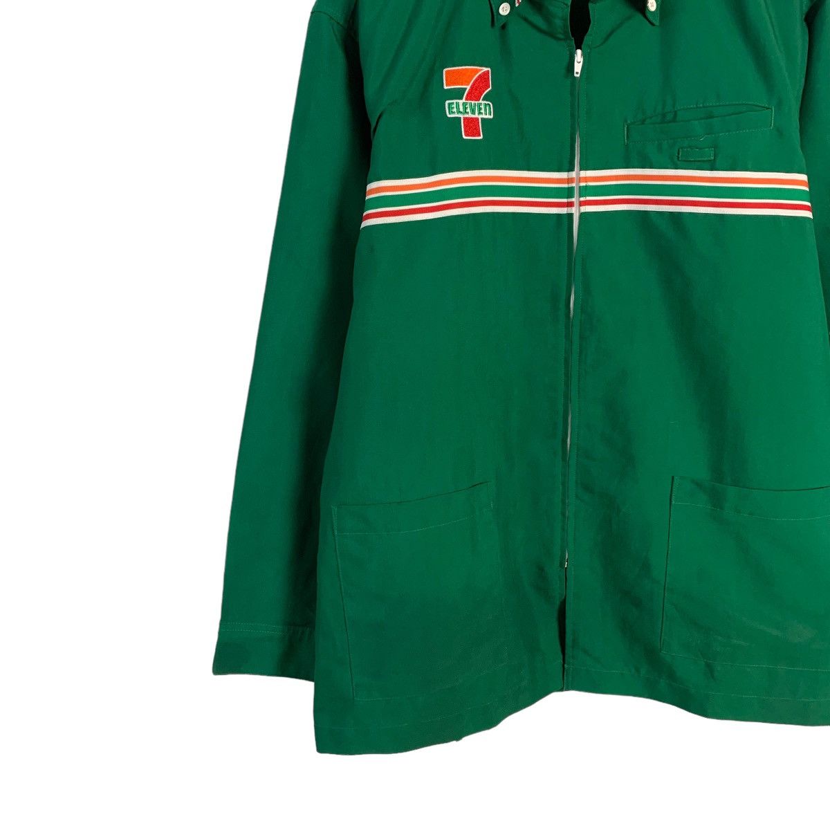 Japanese Brand 7 Eleven Big Logo Long Sleeve Zipper Shirt Size US L / EU 52-54 / 3 - 2 Thumbnail