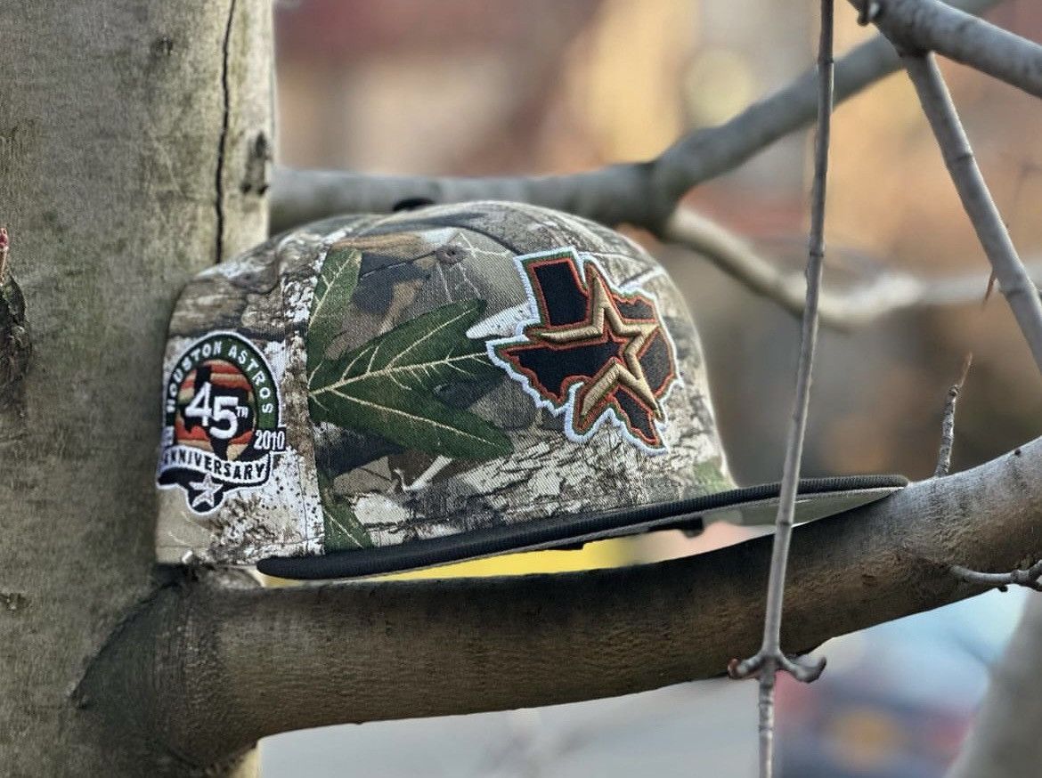 New Era 7 3/8 - Real Tree Houston Astros 45th Exclusive Fitted Hat ...