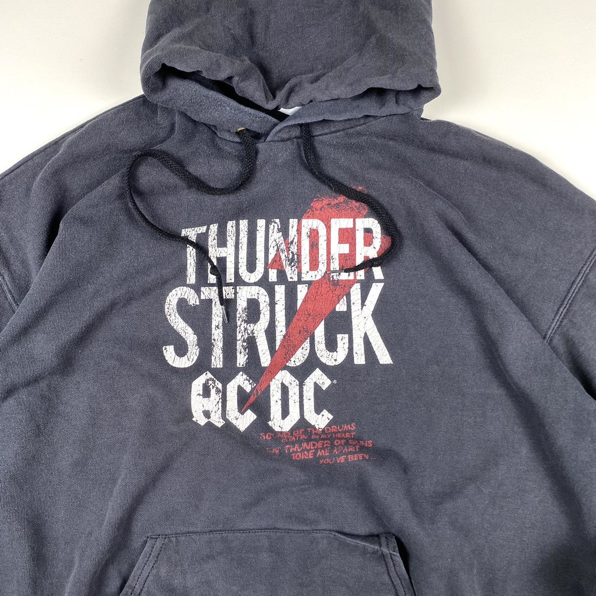 Band Tees 00’s Vintage AC/DC Thunder Struck Hoodie Rock Band Archive Size US XXL / EU 58 / 5 - 5 Thumbnail