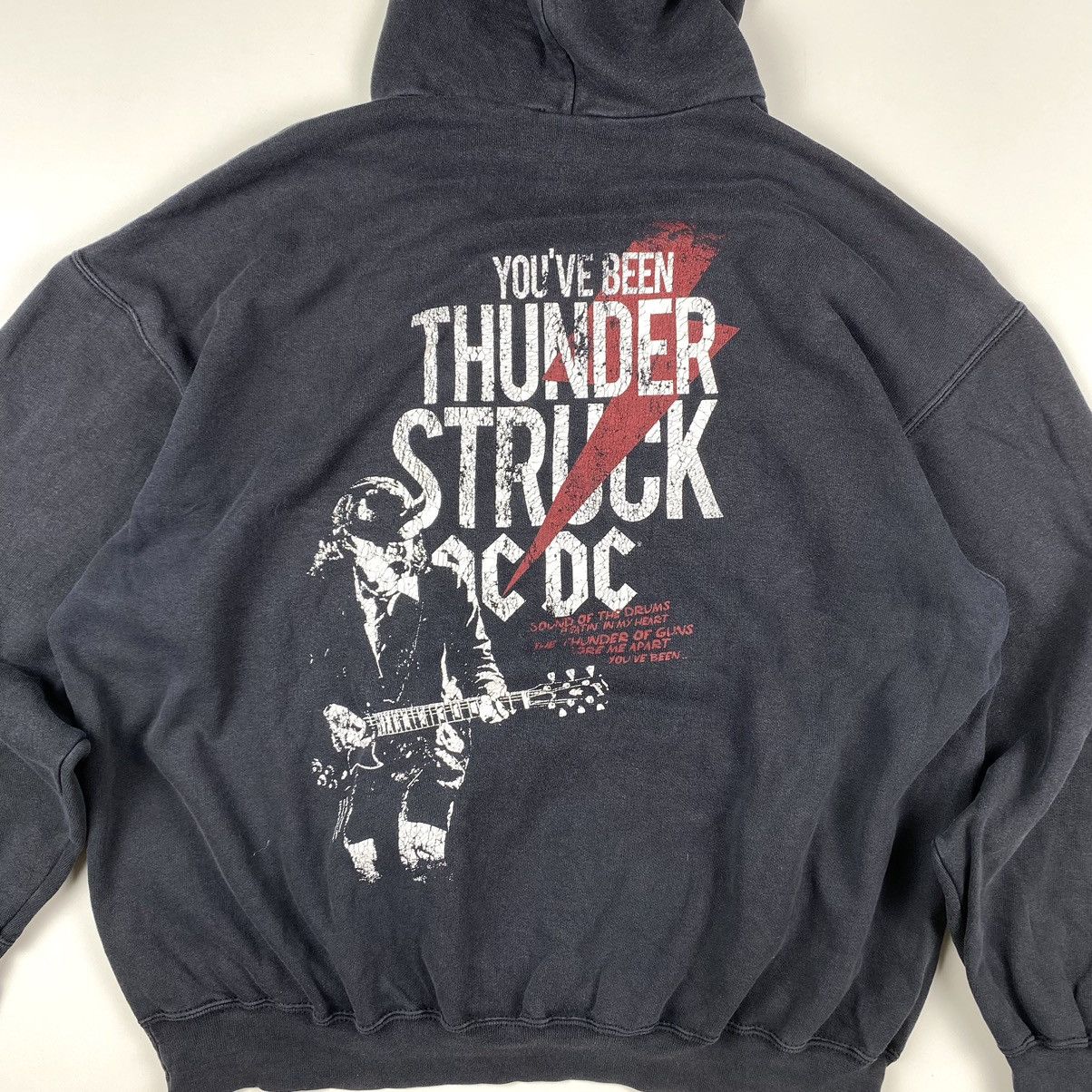 Band Tees 00’s Vintage AC/DC Thunder Struck Hoodie Rock Band Archive Size US XXL / EU 58 / 5 - 11 Thumbnail