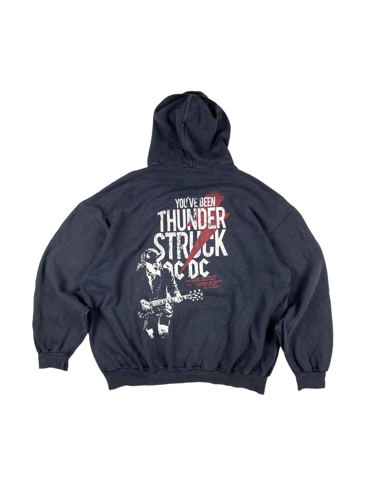 Band Tees 00’s Vintage AC/DC Thunder Struck Hoodie Rock Band Archive Size US XXL / EU 58 / 5 - 2 Thumbnail