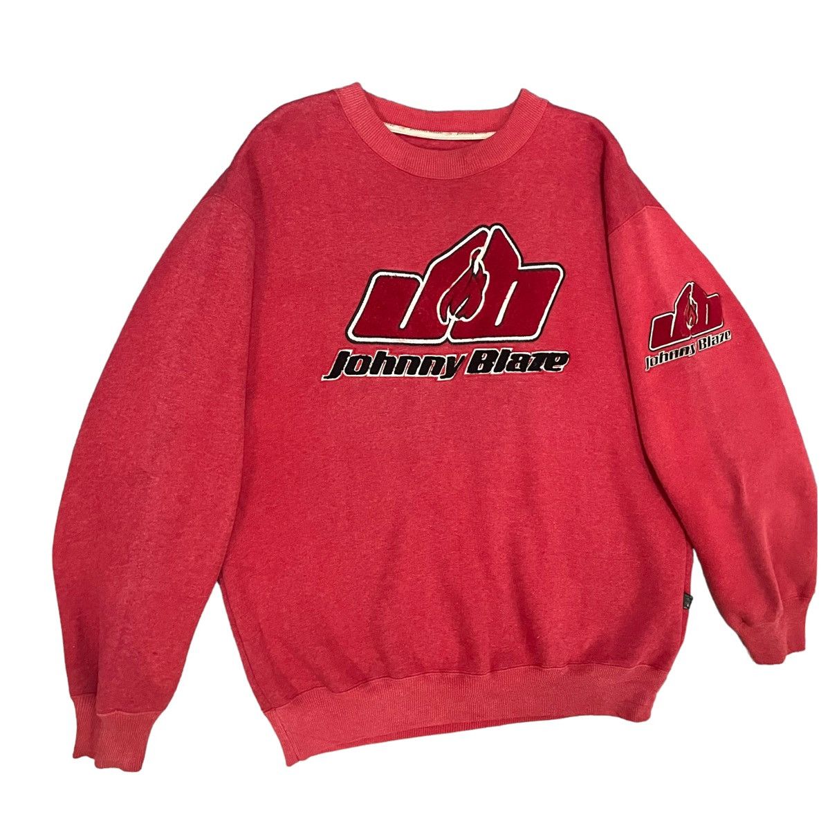 Vintage 💥 90’S JOHNNY BLAZE HIP HOP SWEATSHIRT OVERSIZED Size US XL / EU 56 / 4 - 3 Thumbnail