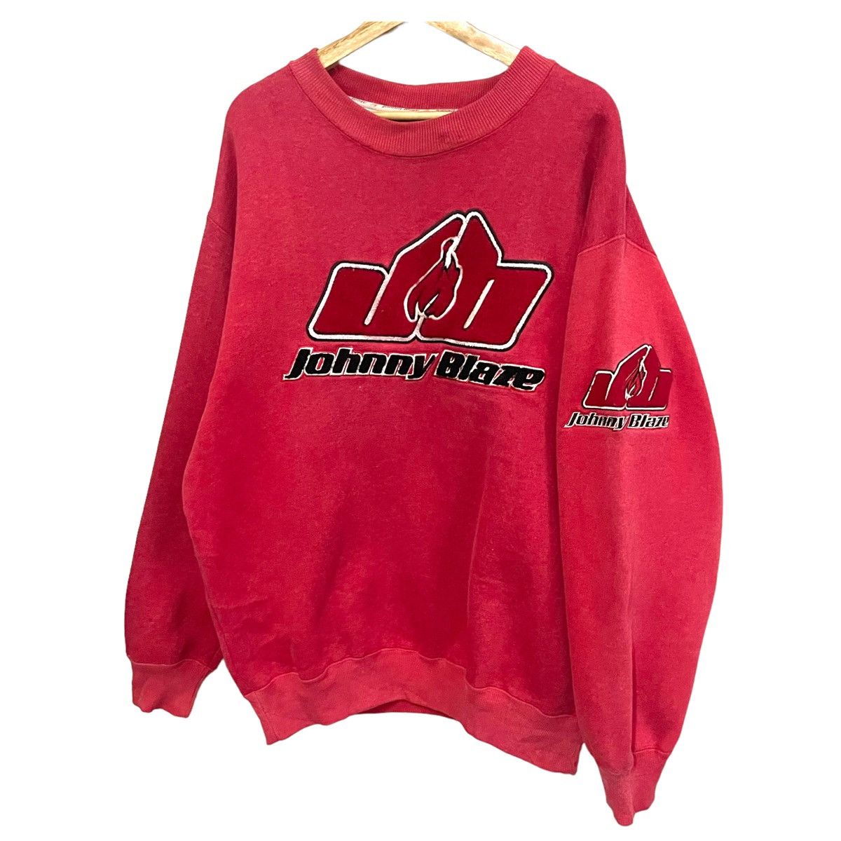 Vintage 💥 90’S JOHNNY BLAZE HIP HOP SWEATSHIRT OVERSIZED Size US XL / EU 56 / 4 - 7 Thumbnail