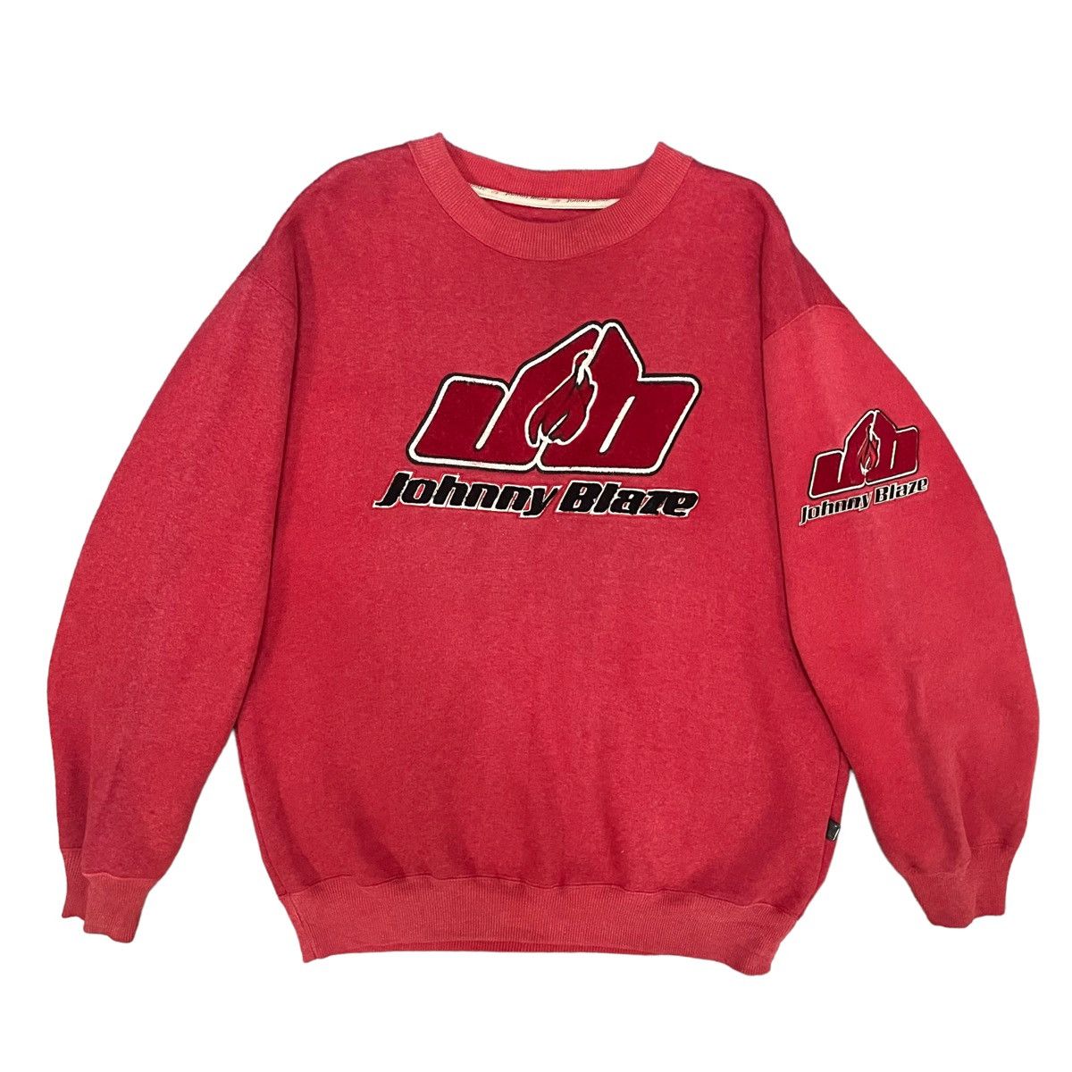 Vintage 💥 90’S JOHNNY BLAZE HIP HOP SWEATSHIRT OVERSIZED Size US XL / EU 56 / 4 - 2 Thumbnail