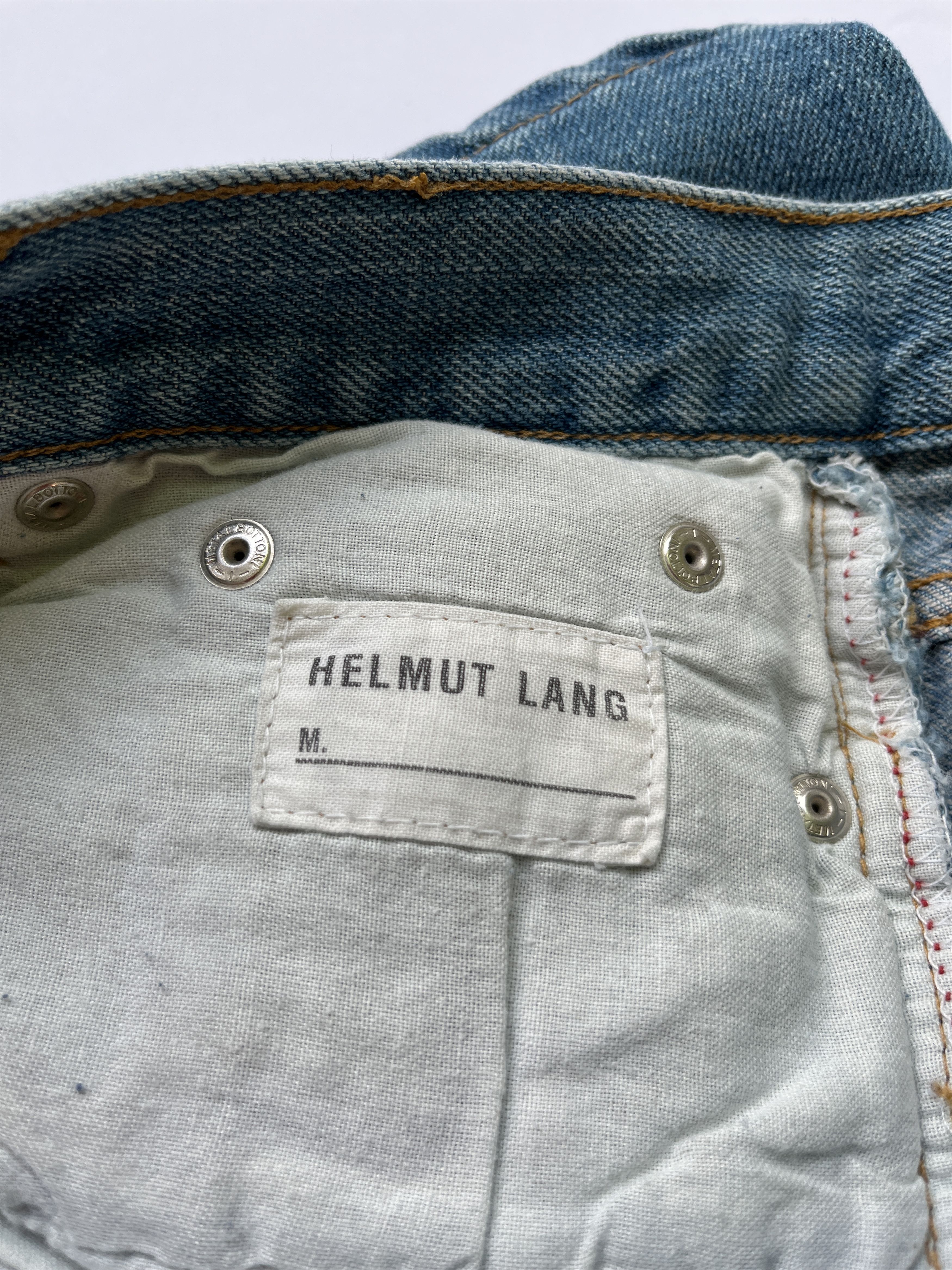 Helmut Lang ⚡️QUICK SALE⚡️Helmut Lang Denim Jean Mini Skirt Size 26" / US 2 / IT 38 - 4 Thumbnail