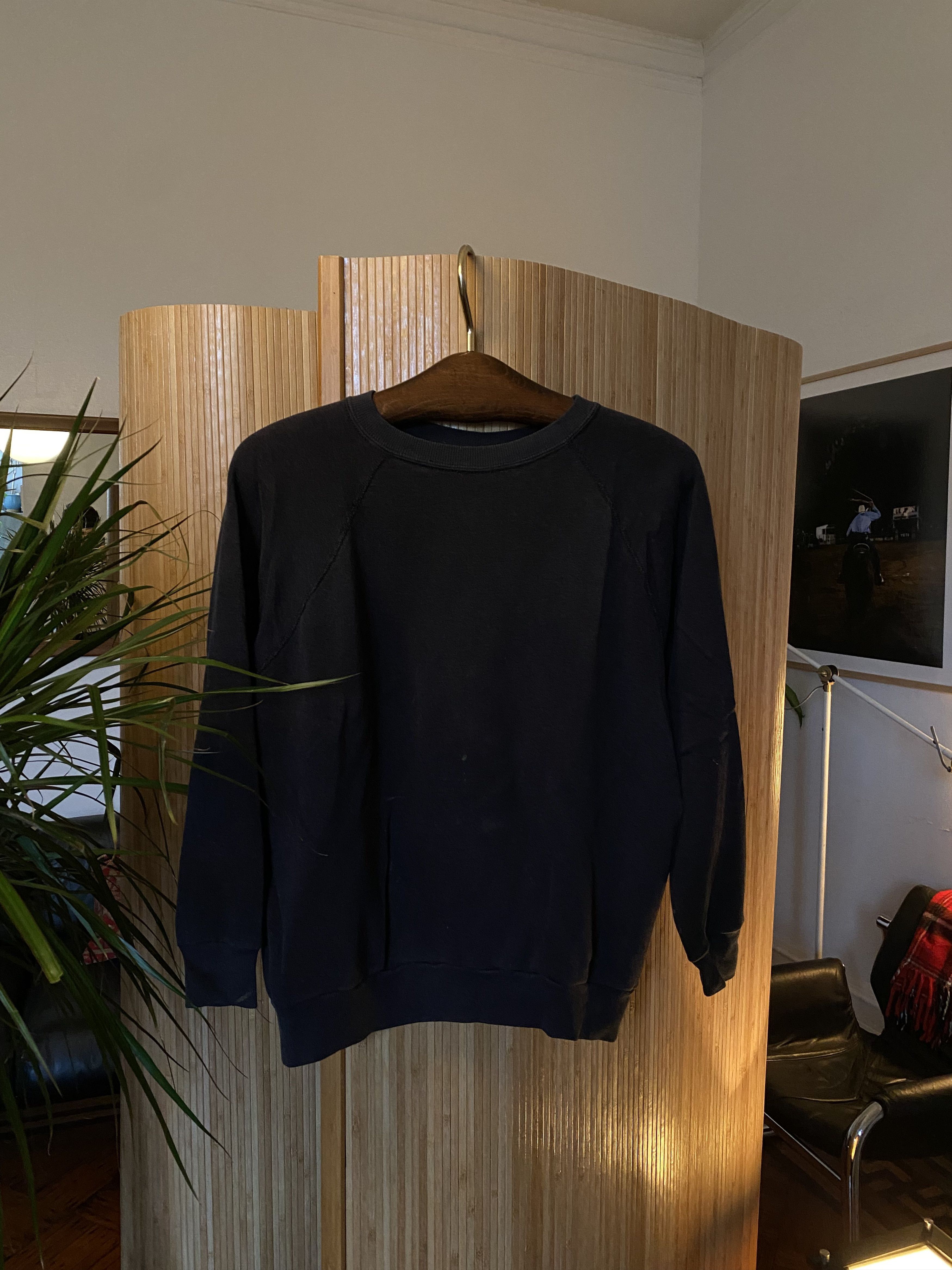 Vintage perfectly faded Black Crewneck