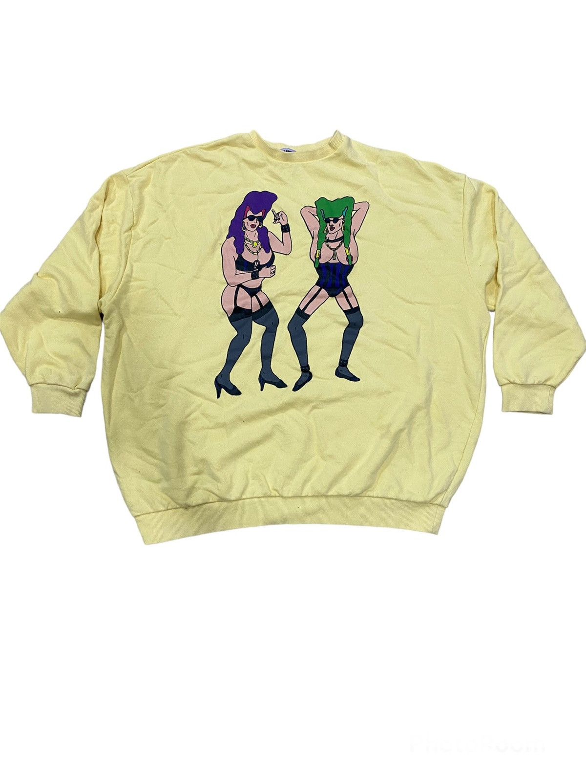 Japanese Brand × Vintage Rock sexy style print Sweatshirt Size US L / EU 52-54 / 3 - 1 Thumbnail