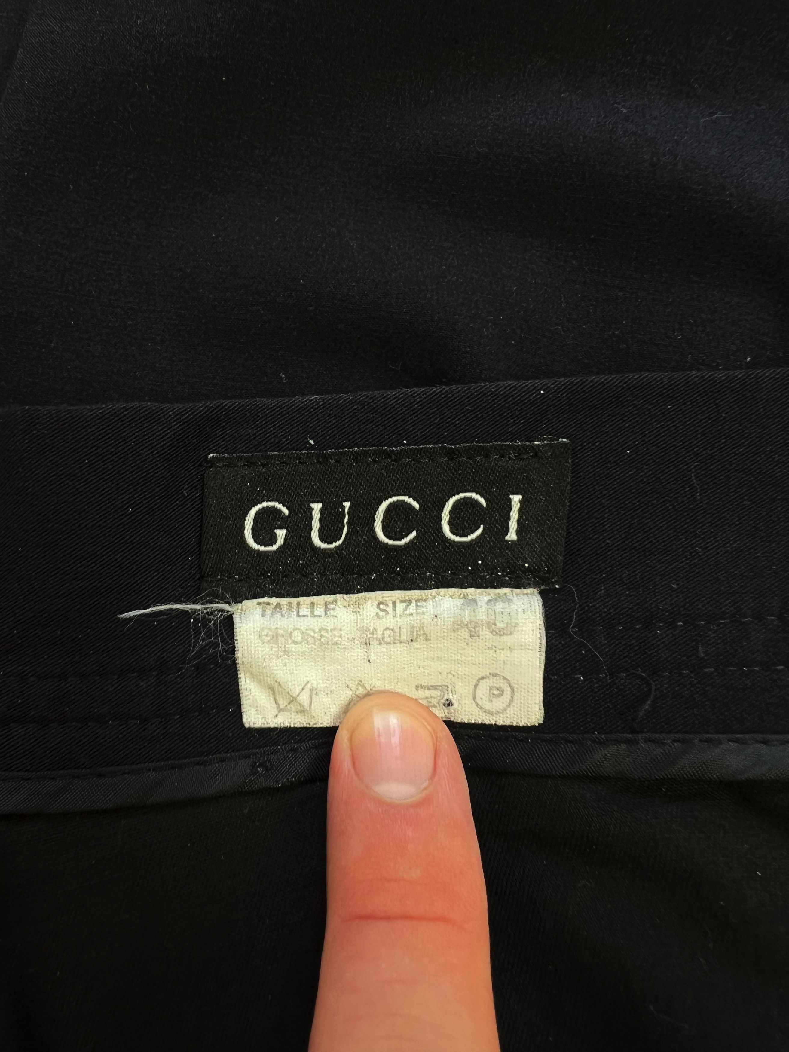 Gucci ⚡️QUICK SALE⚡️ 1990s' Gucci by Tom Ford Navy Trouser Size US 30 / EU 46 - 3 Thumbnail