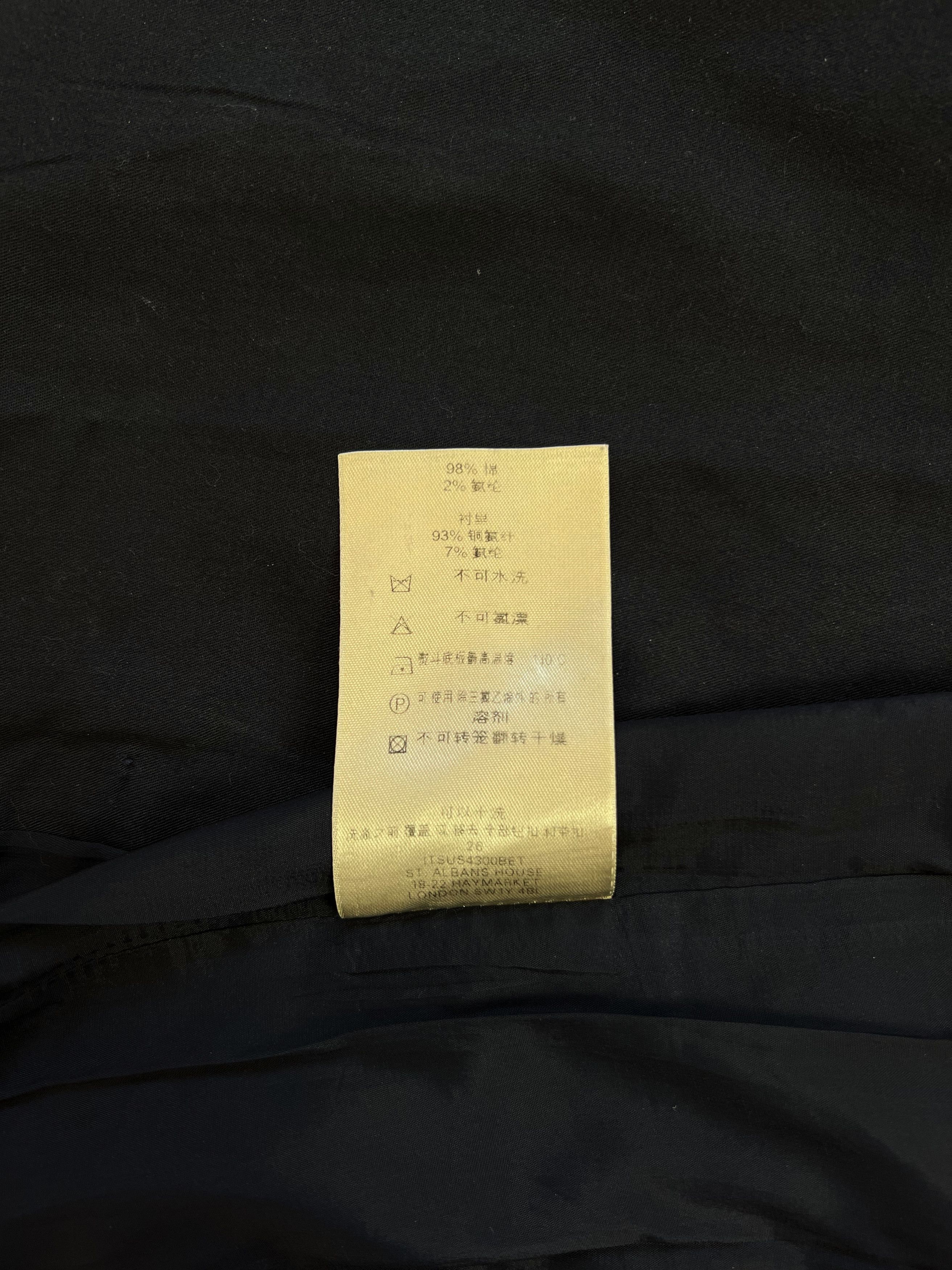 Burberry ⚡️QUICK SALE⚡️ 2000s' Burberry Black Button Down skirt Size 27" / US 4 / IT 40 - 5 Thumbnail