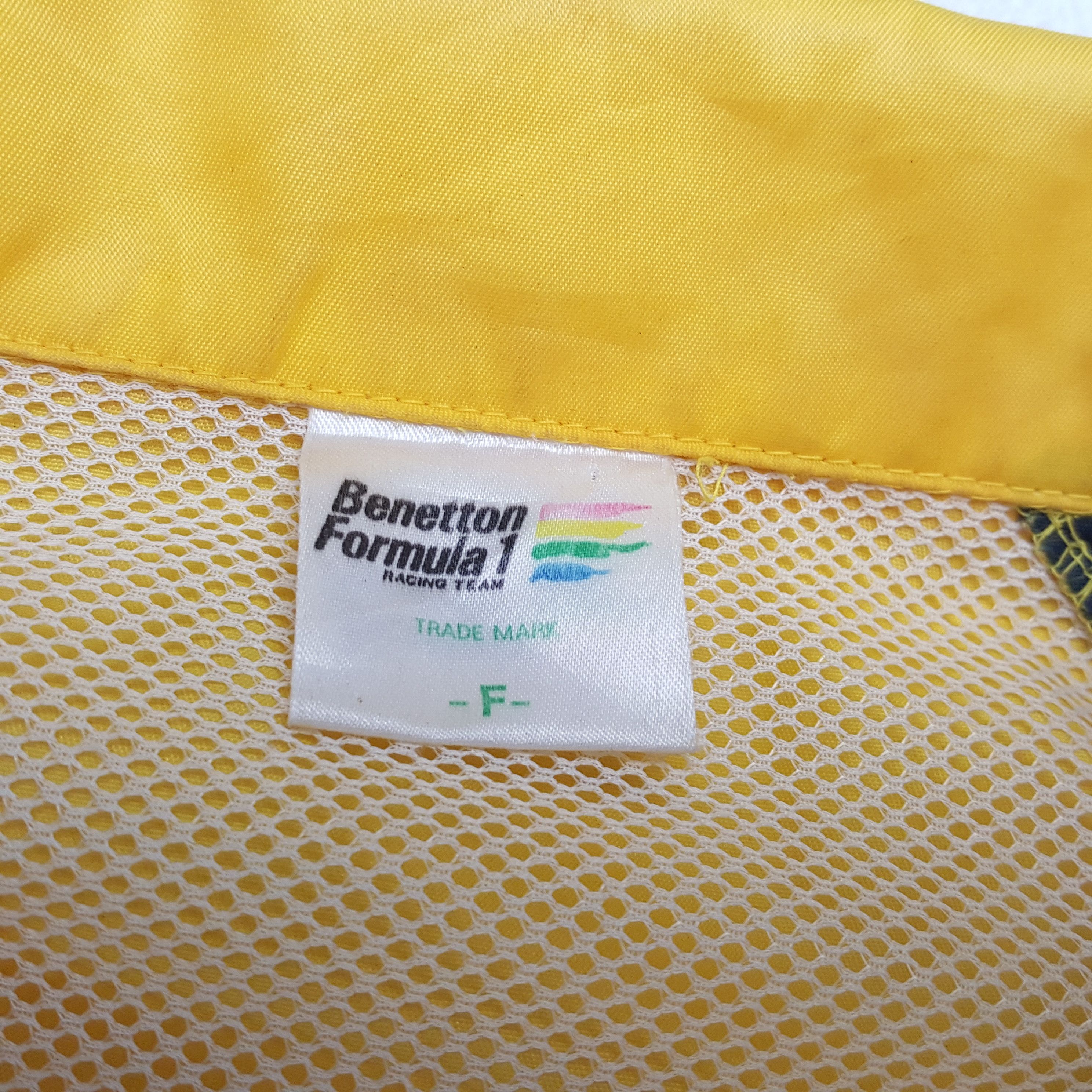 Vintage BENETTON FORMULA 1 RACING TEAM Windbreaker Jacket