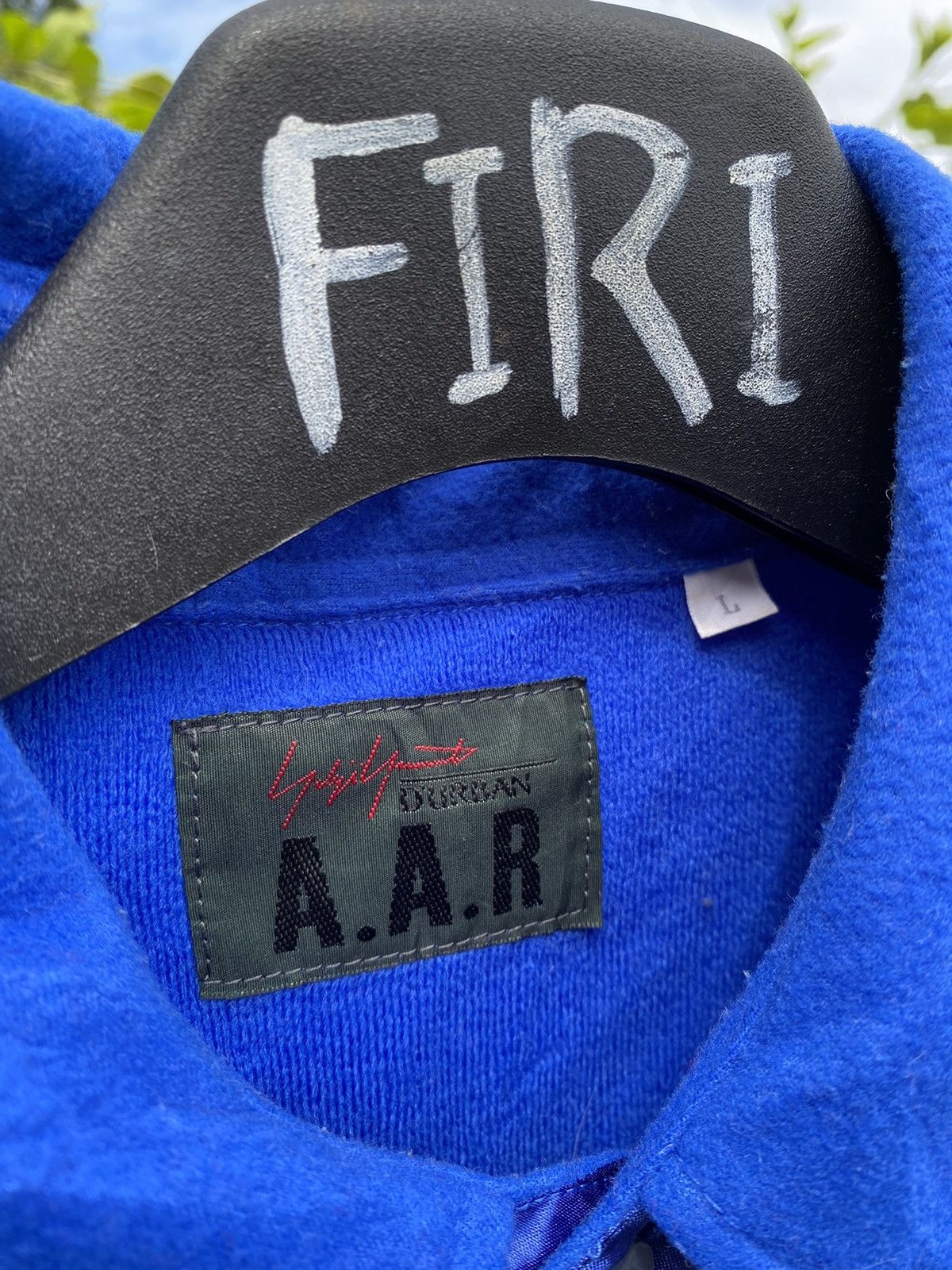 Yohji Yamamoto Yohji Yamamoto AAR Durban Royal Blue Pullover Shirt Size US L / EU 52-54 / 3 - 3 Thumbnail