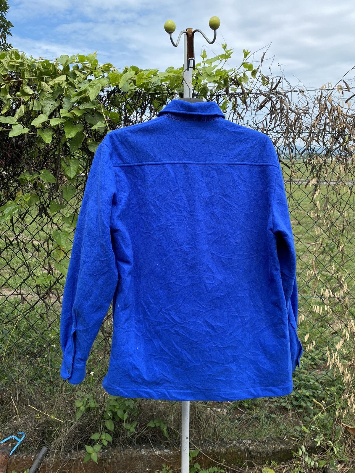 Yohji Yamamoto Yohji Yamamoto AAR Durban Royal Blue Pullover Shirt Size US L / EU 52-54 / 3 - 2 Thumbnail