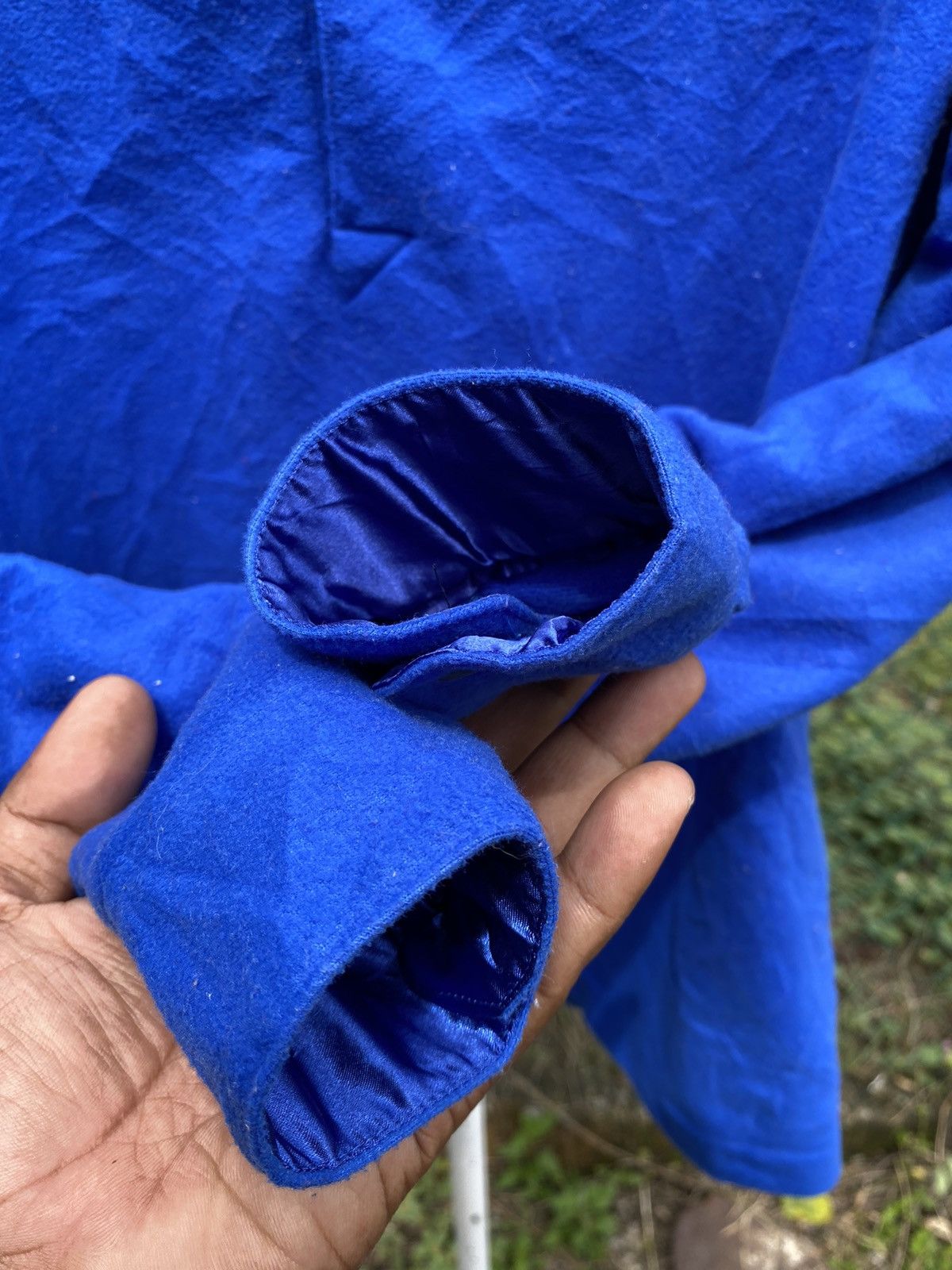 Yohji Yamamoto Yohji Yamamoto AAR Durban Royal Blue Pullover Shirt Size US L / EU 52-54 / 3 - 5 Thumbnail