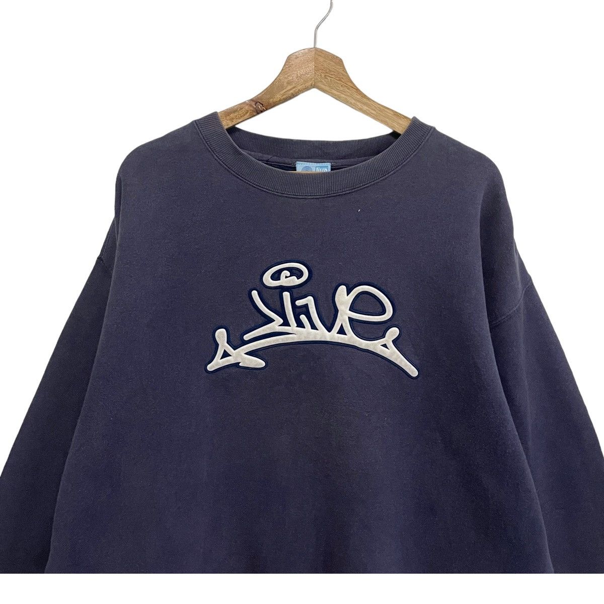 Rap Tees × Vintage 💥90s LIVE PROJECT USA BAGGY SWEATSHIRT Size US XL / EU 56 / 4 - 4 Thumbnail