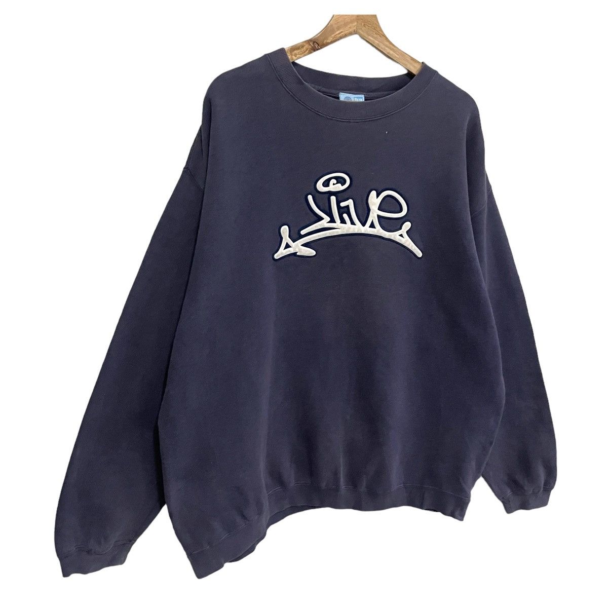Rap Tees × Vintage 💥90s LIVE PROJECT USA BAGGY SWEATSHIRT Size US XL / EU 56 / 4 - 3 Thumbnail