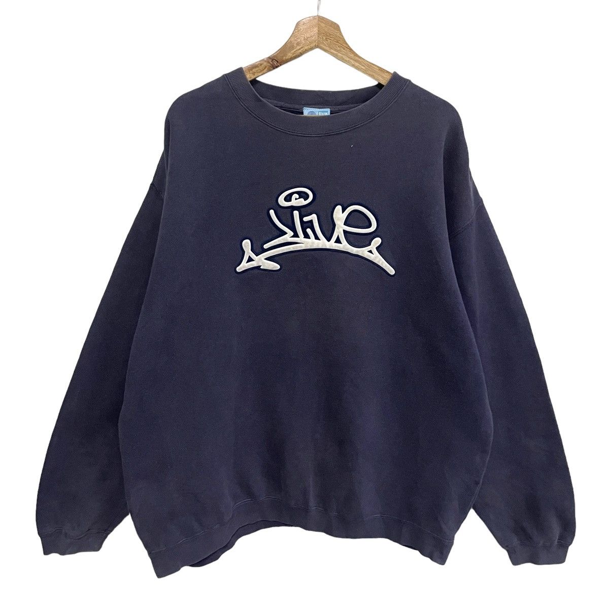 Rap Tees × Vintage 💥90s LIVE PROJECT USA BAGGY SWEATSHIRT Size US XL / EU 56 / 4 - 1 Thumbnail