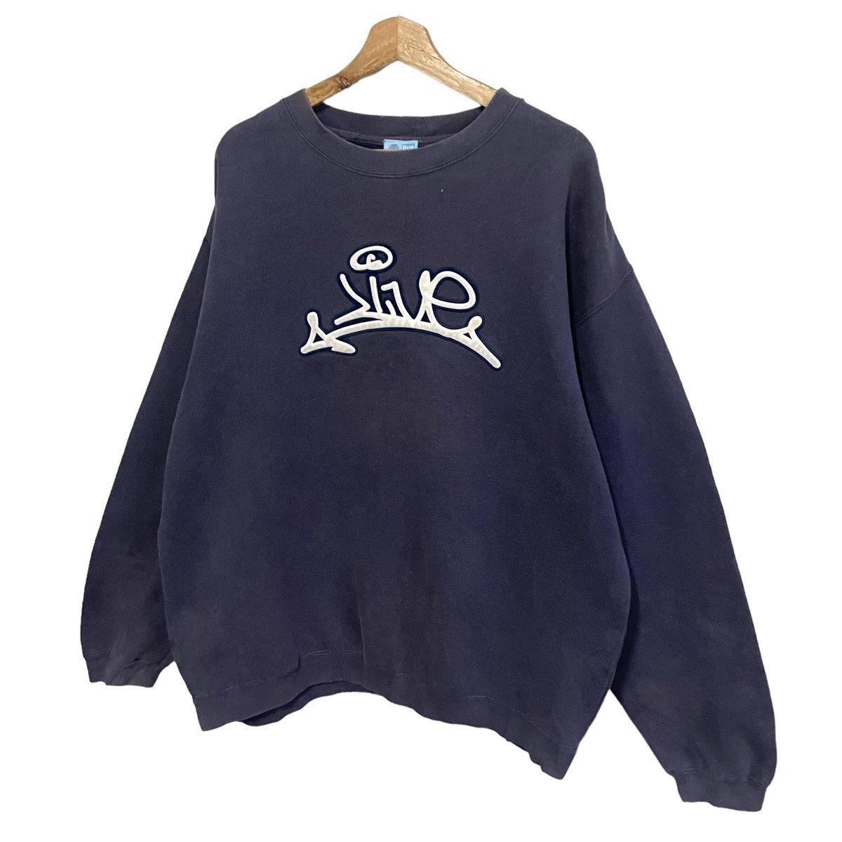 Rap Tees × Vintage 💥90s LIVE PROJECT USA BAGGY SWEATSHIRT Size US XL / EU 56 / 4 - 2 Thumbnail