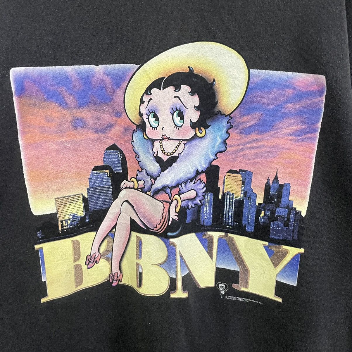 Cartoon Network × Vintage 💥 VINTAGE BETTY BOOP NEWYORK CREWNECK SWEATSHIRT Size US L / EU 52-54 / 3 - 5 Thumbnail