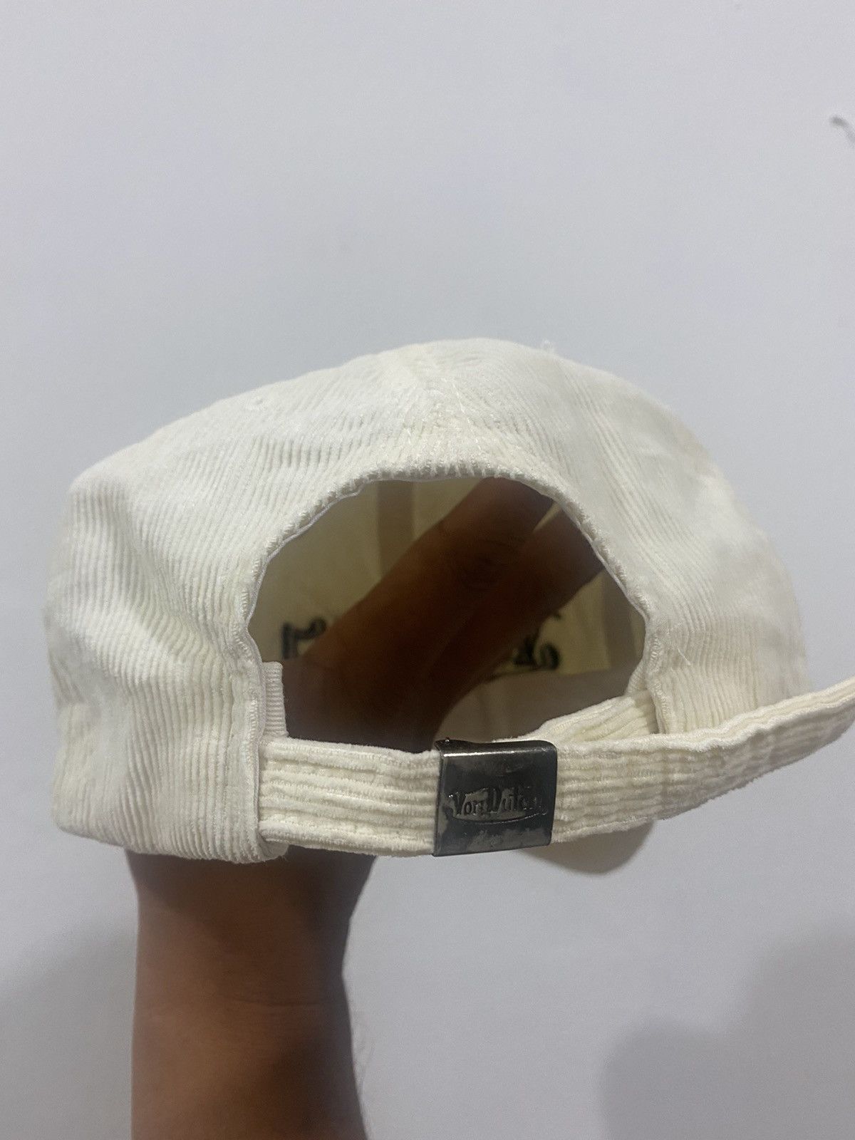 Von Dutch 🔥Vintage🔥 Von Dutch Corduroy Leather Strapback Size ONE SIZE - 4 Thumbnail