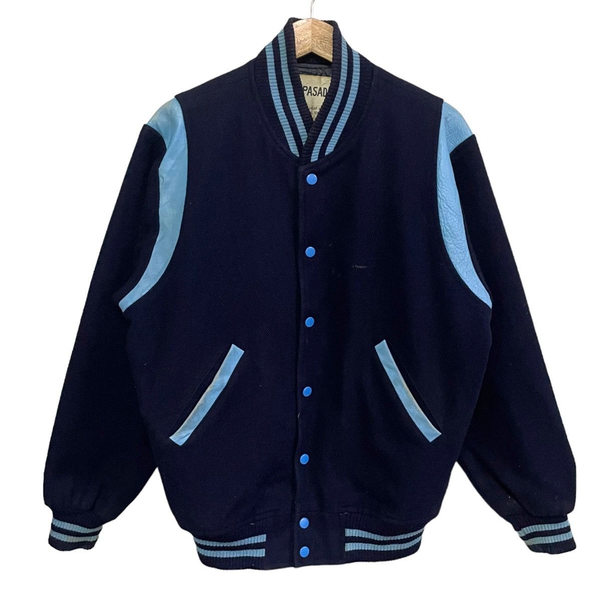 Sports Specialties × Vintage 💥 70s PASADENA VARSITY JACKET SNAP BUTTON Size US L / EU 52-54 / 3 - 1 Thumbnail