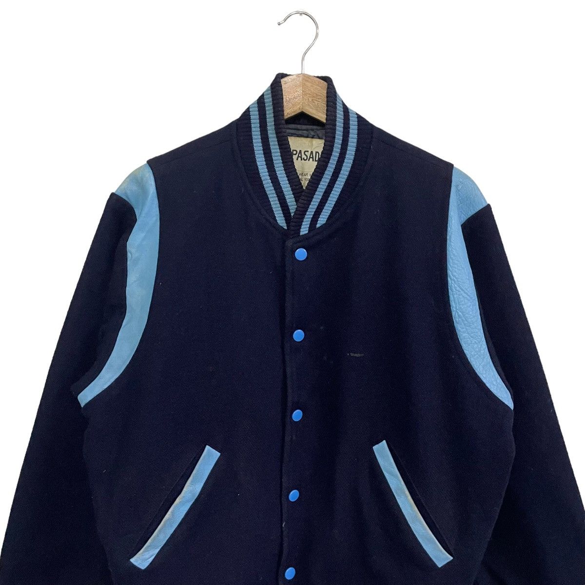 Sports Specialties × Vintage 💥 70s PASADENA VARSITY JACKET SNAP BUTTON Size US L / EU 52-54 / 3 - 4 Thumbnail