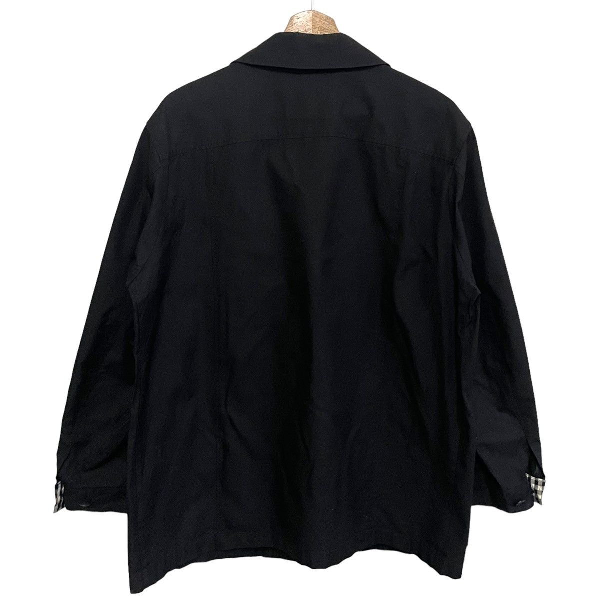Burberry 💥 BURBERRY BLACK NOVA CHECK LIGHT BUTTON JACKET Size US L / EU 52-54 / 3 - 7 Thumbnail
